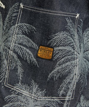 Kapital - Palm Tree Jacquard Denim Jacket image number 4