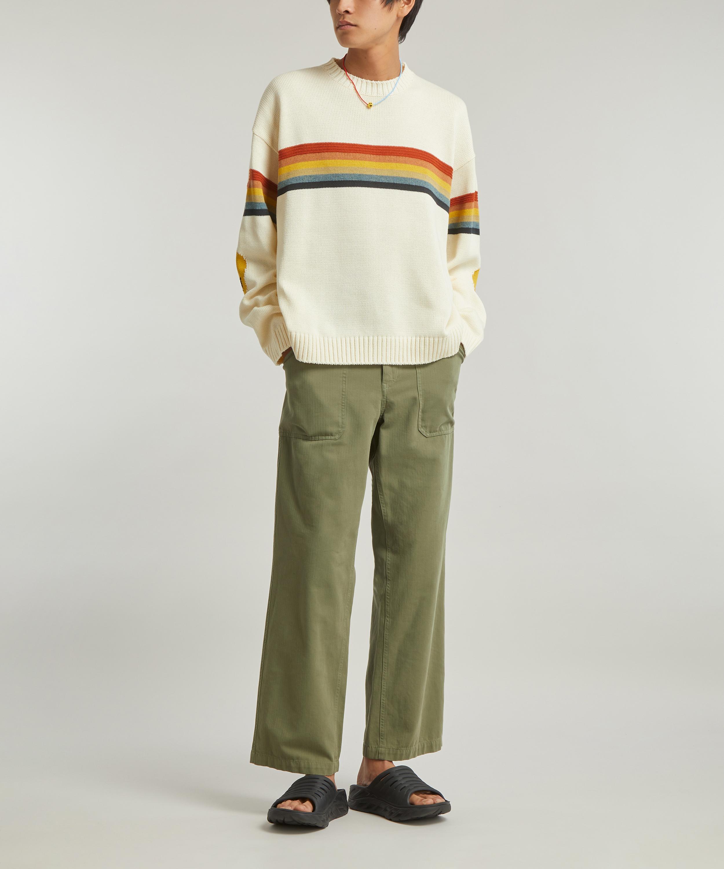 Kapital - 5g Knit Rainbow Smiley Jumper image number 1
