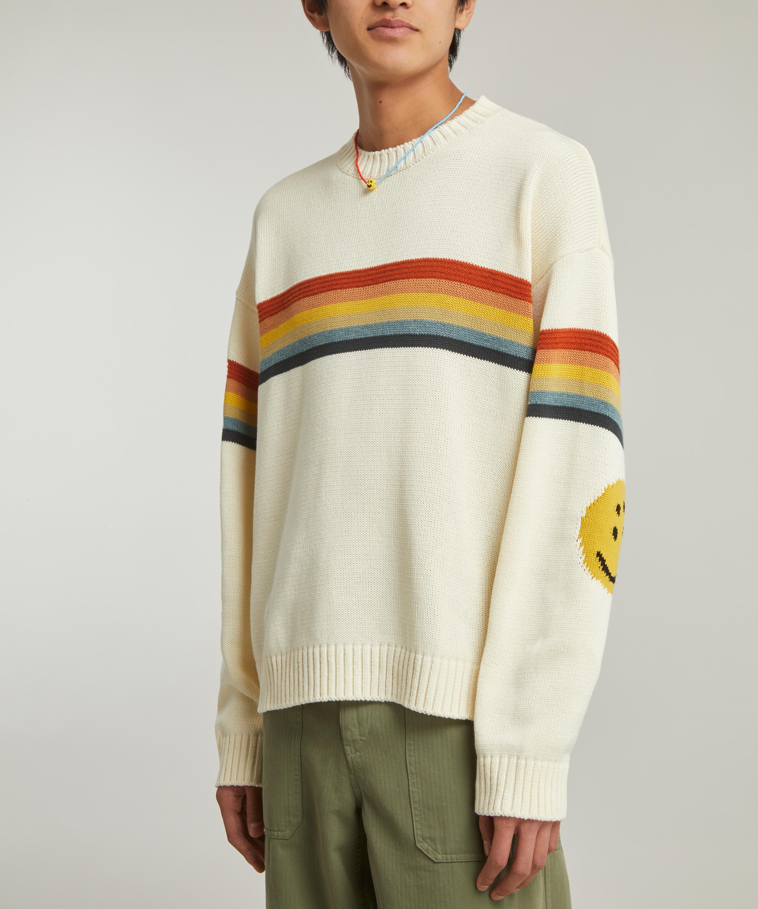 Kapital 5g Knit Rainbow Smiley Jumper | Liberty