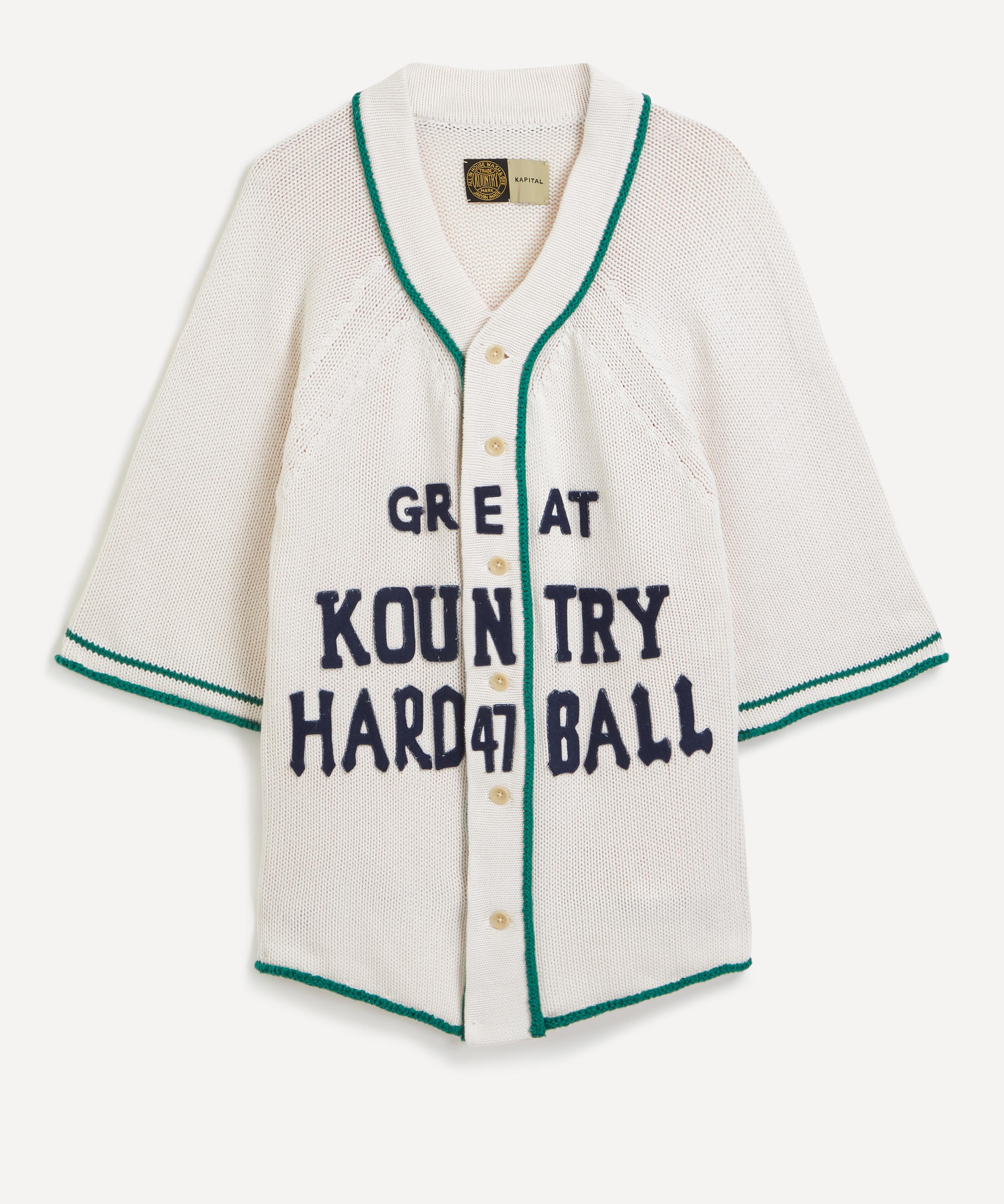 Kapital 3g Cotton Knit Baseball Cardigan | Liberty