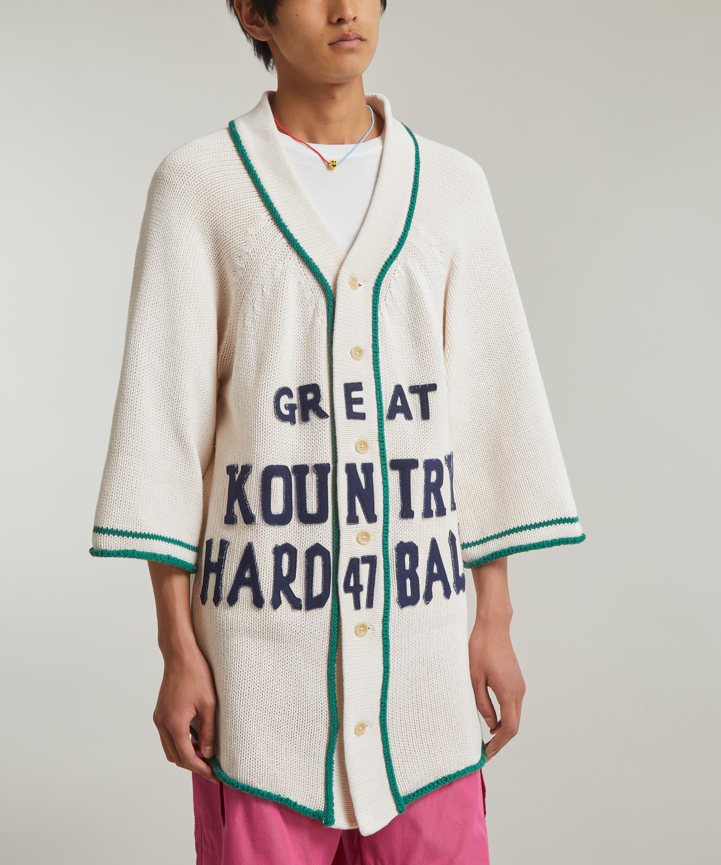 Kapital 3g Cotton Knit Baseball Cardigan | Liberty