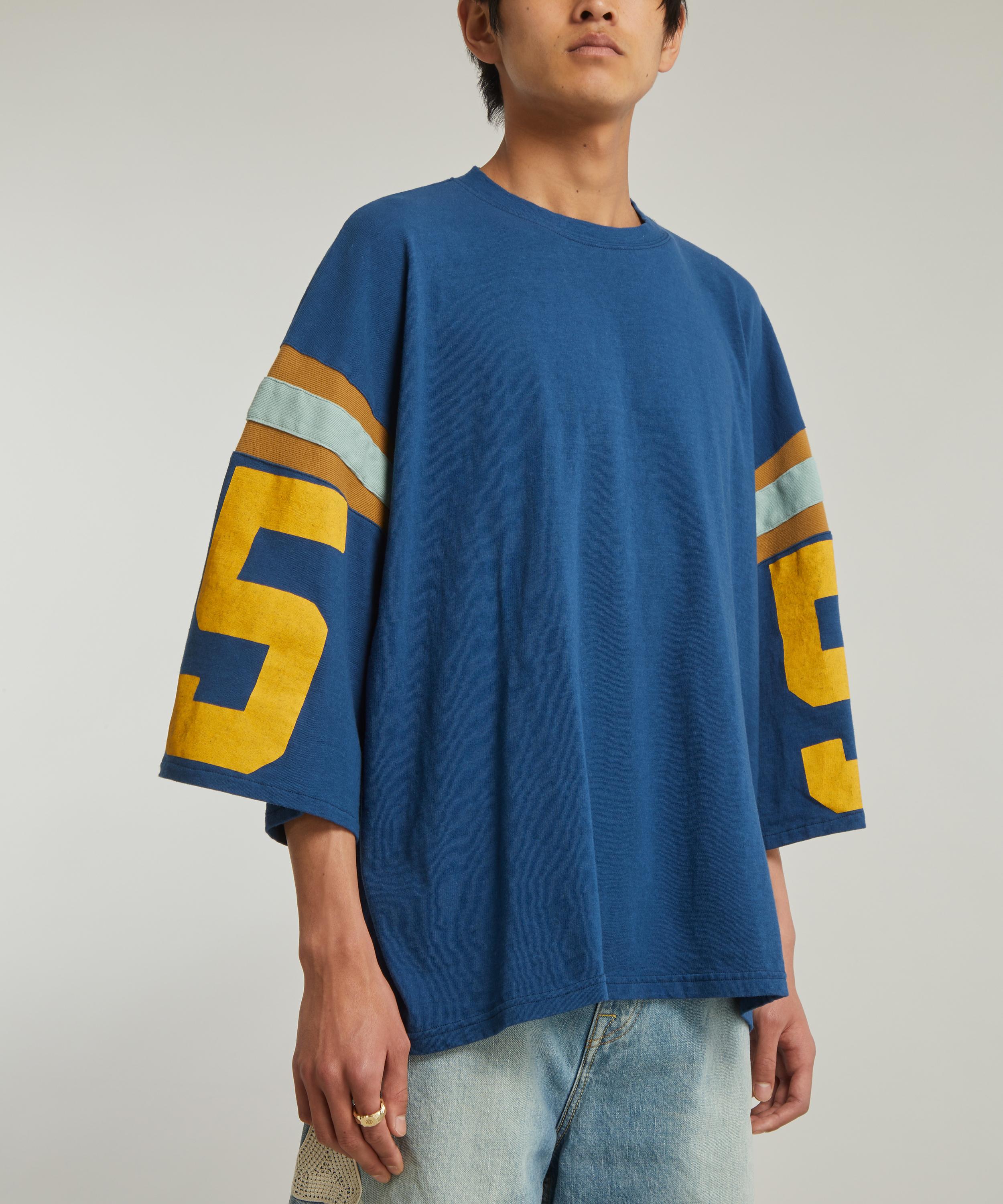 Vintage NFL Striped Sleeve Over Sized T-shirt