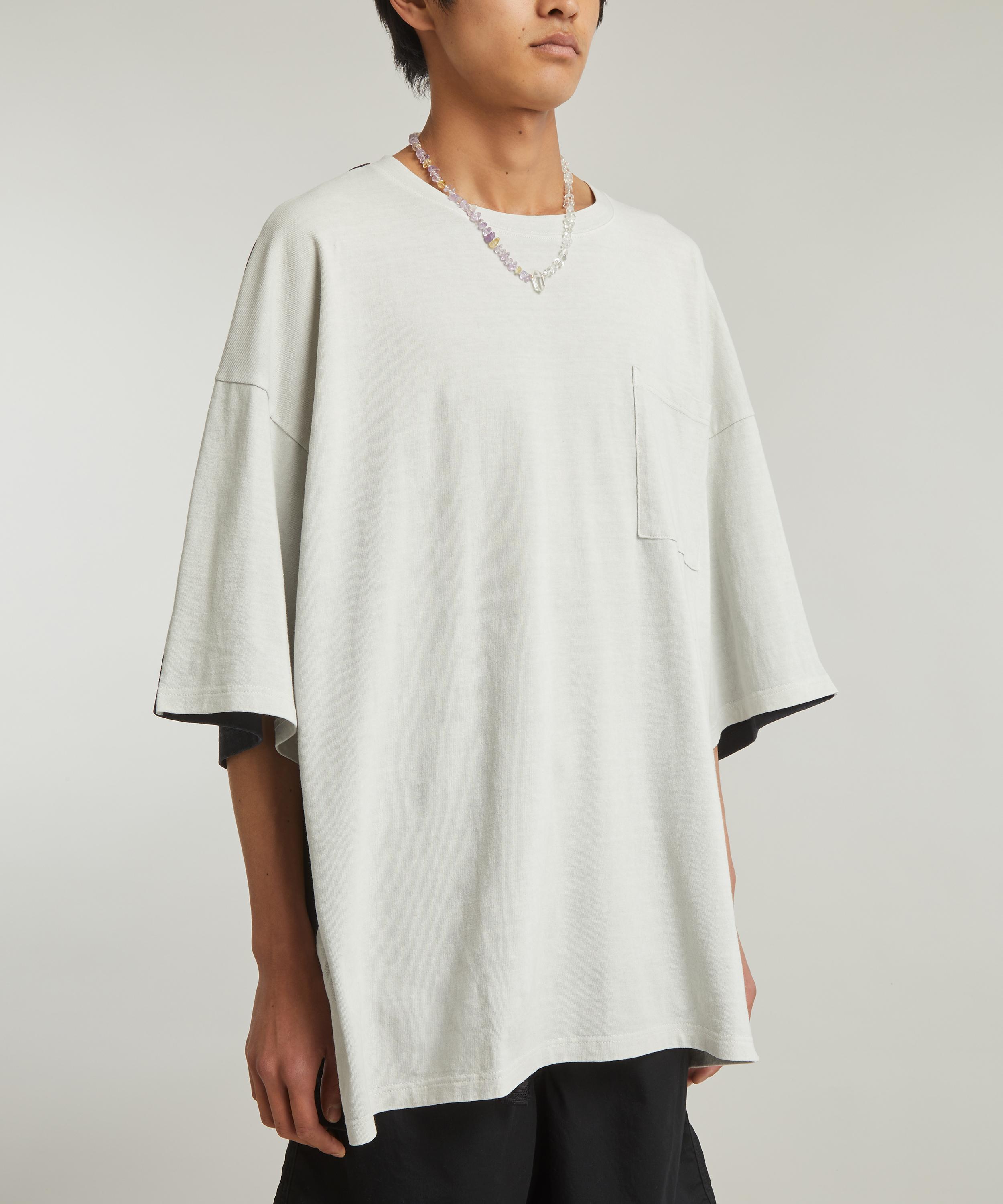 Kapital Two-Tone Bone Jersey T-Shirt | Liberty