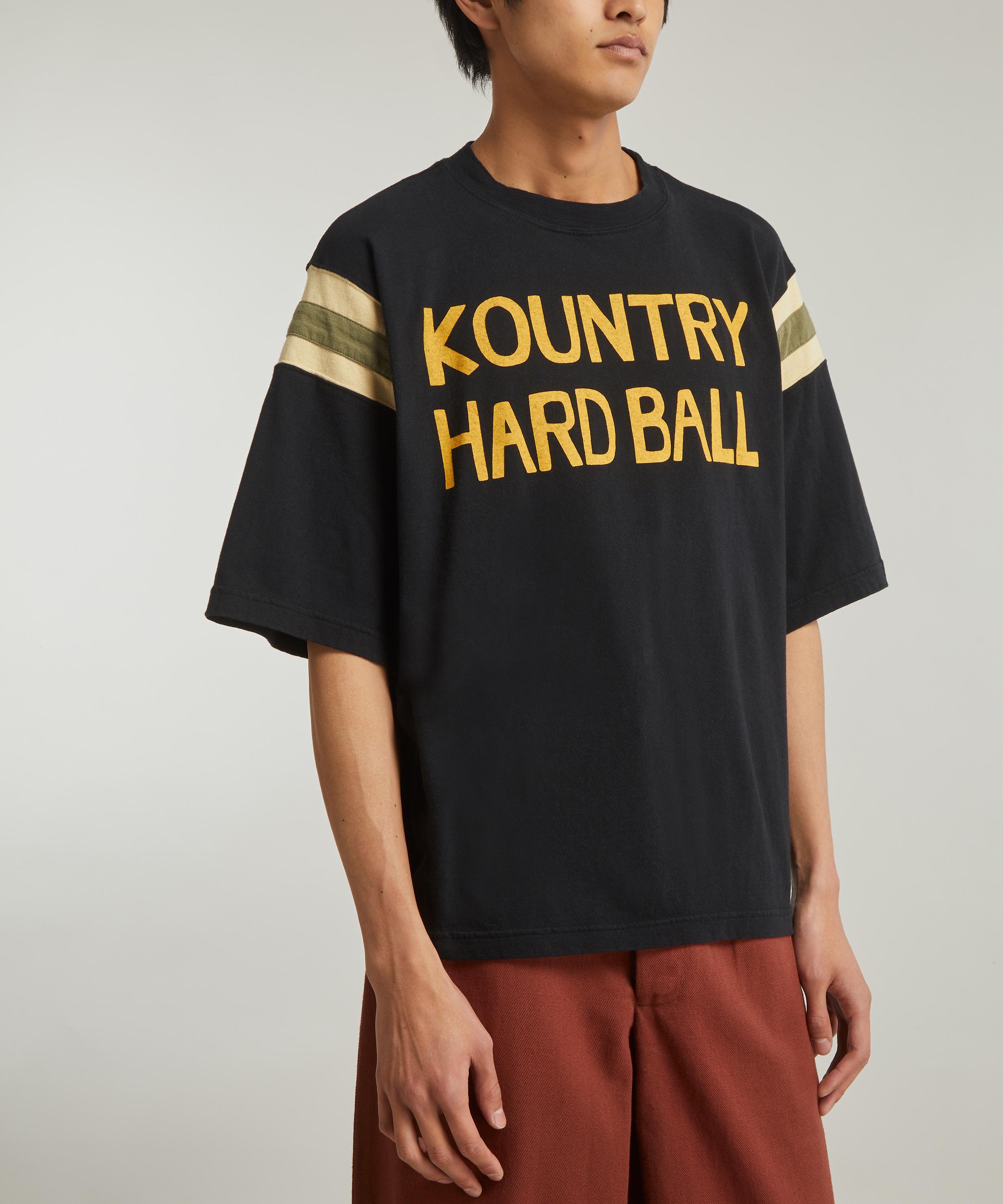 KAPITAL Oversized Logo-Appliquéd Cotton-Jersey Baseball Shirt for Men