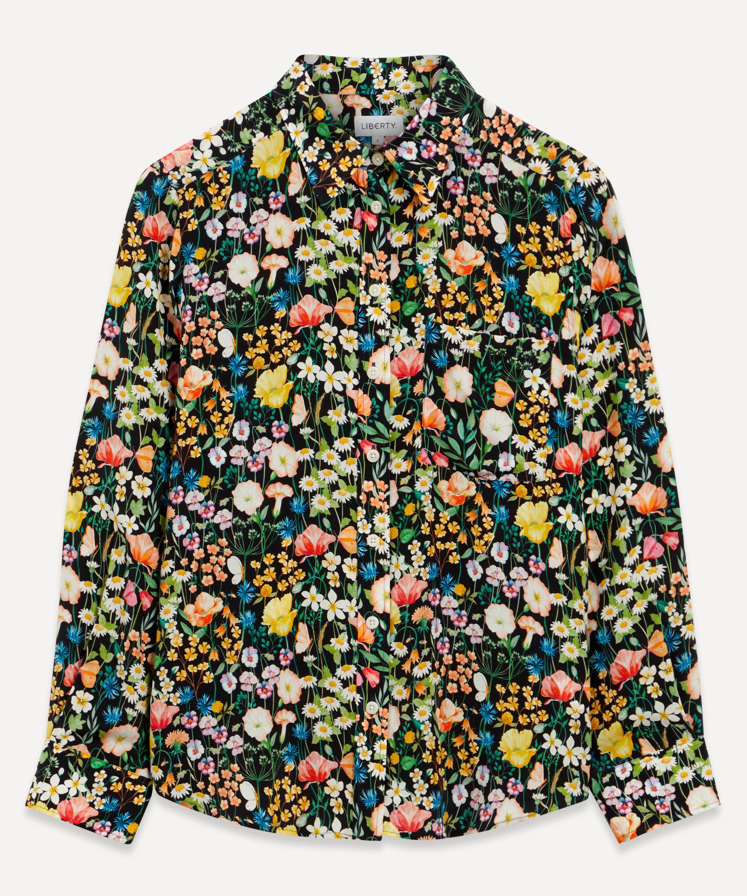 Liberty Jude's Floral Relaxed Silk Shirt | Liberty