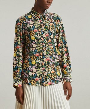 Liberty - Jude's Floral Relaxed Silk Shirt image number 2