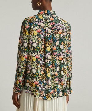 Liberty - Jude's Floral Relaxed Silk Shirt image number 3
