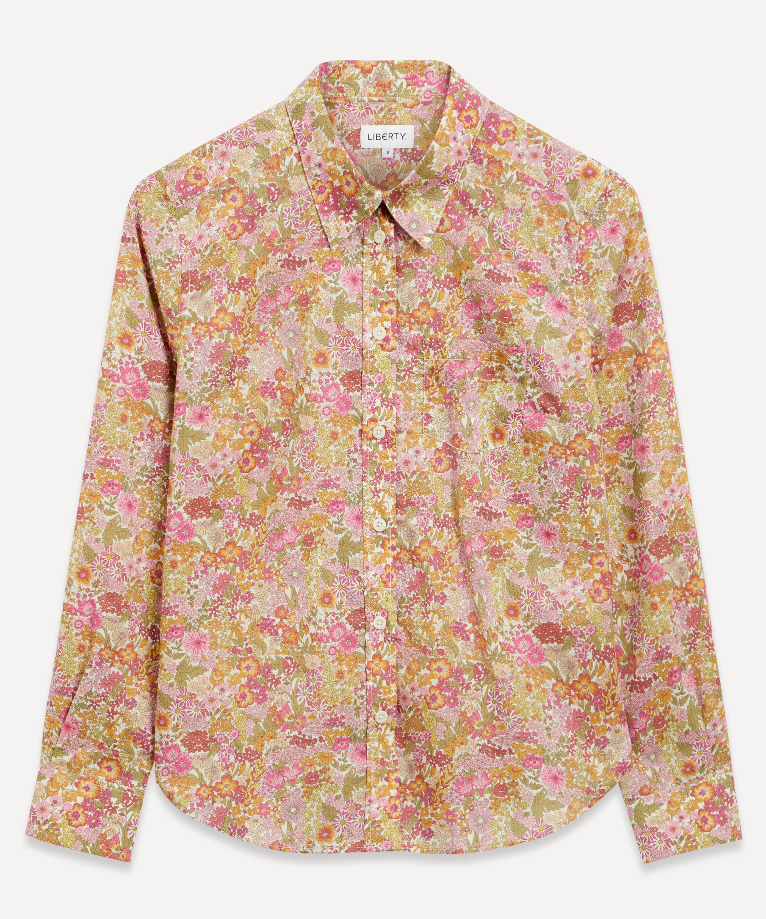 liberty print blouse