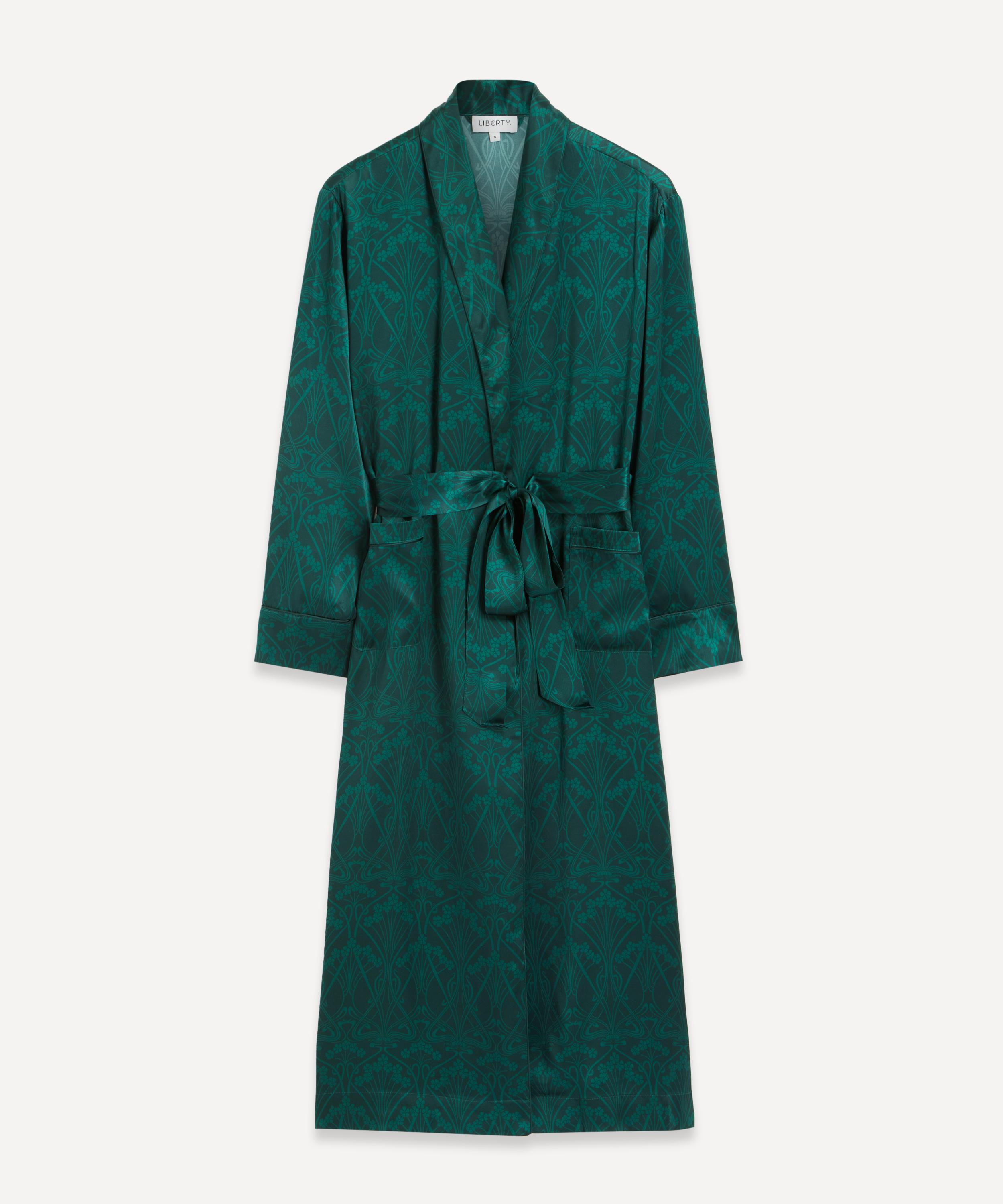 Liberty - Nouveau Ianthe Silk Satin Long Robe image number 0