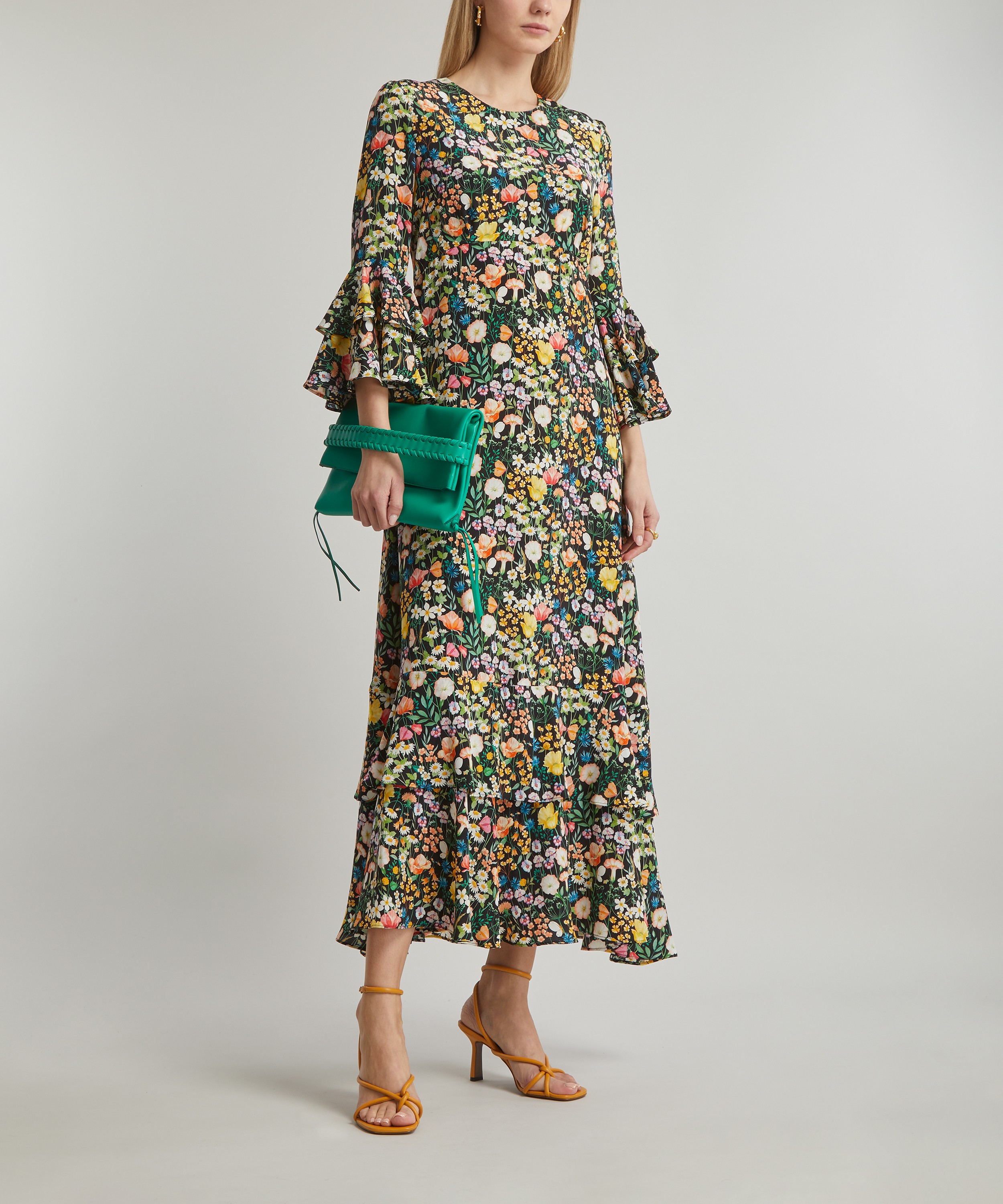 Liberty - Jude’s Floral Silk Gala Maxi Dress image number 1