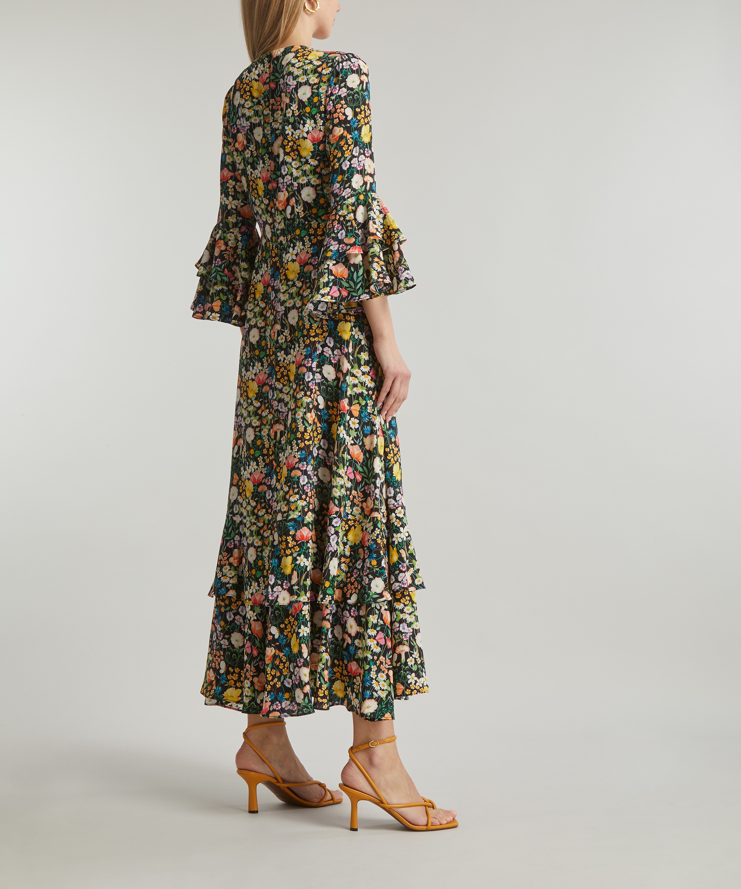Liberty - Jude’s Floral Silk Gala Maxi Dress image number 3