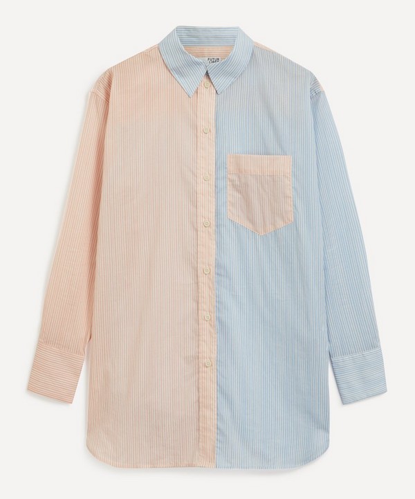 Liberty - Elements Two-Tone Tana Lawn™ Cotton Boyfriend Shirt image number 0
