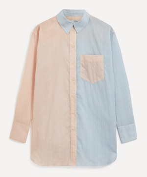 Elements Two-Tone Tana Lawn™ Cotton Boyfriend Shirt