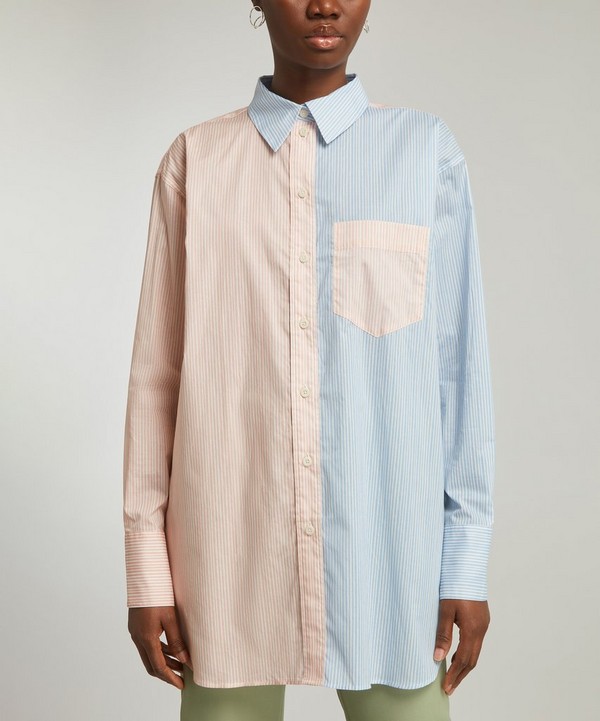 Liberty - Elements Two-Tone Tana Lawn™ Cotton Boyfriend Shirt image number 2