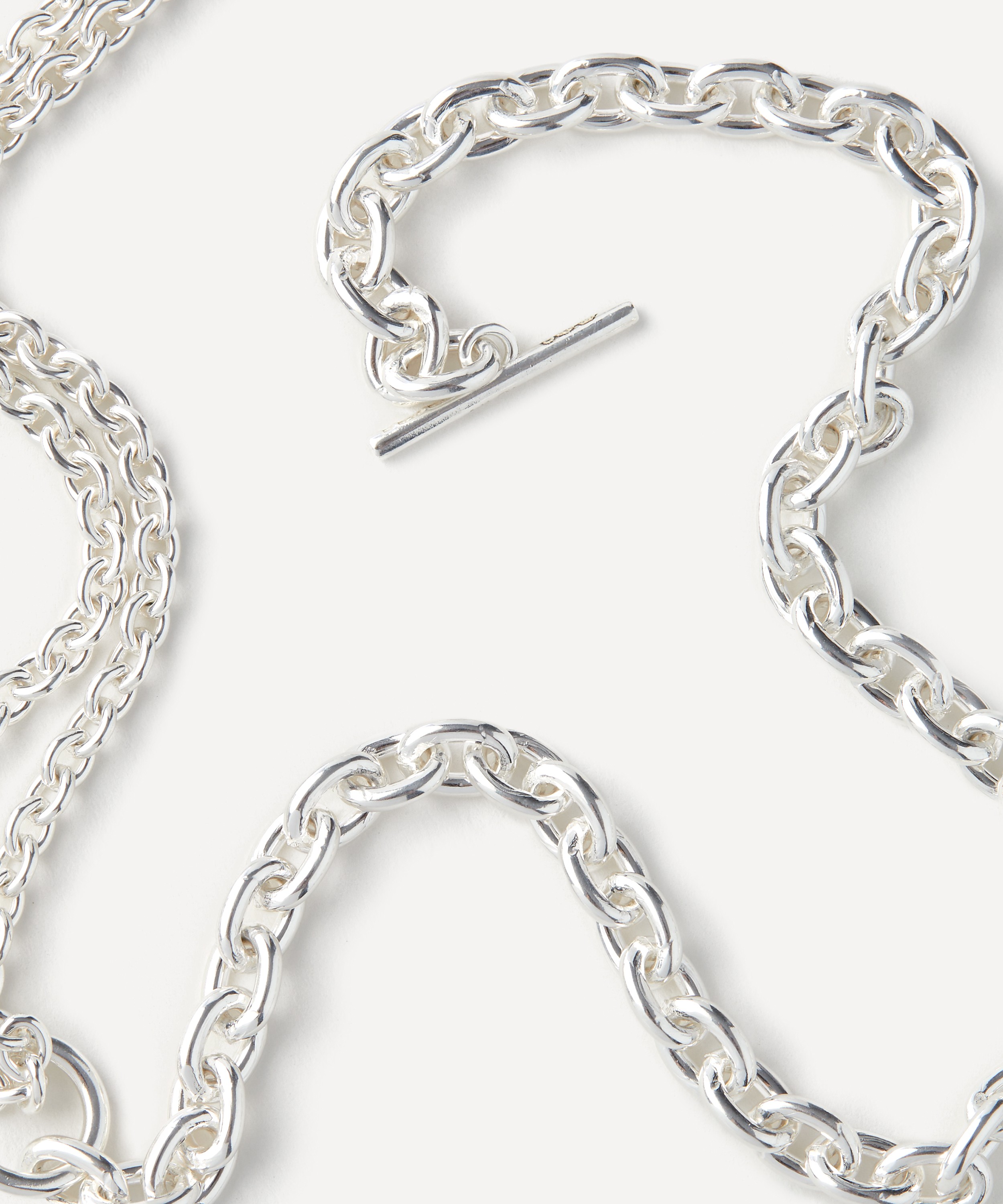 All Blues Sterling Silver Thin Double Chain Necklace | Liberty