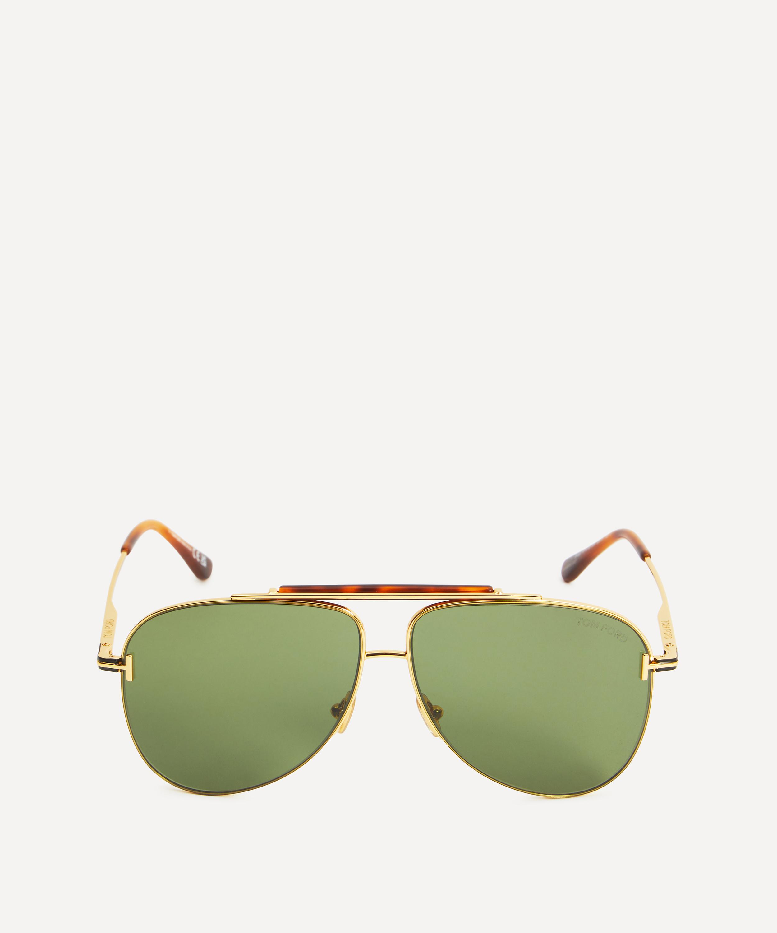 Tom Ford - Brady Metal Aviator Sunglasses image number 0