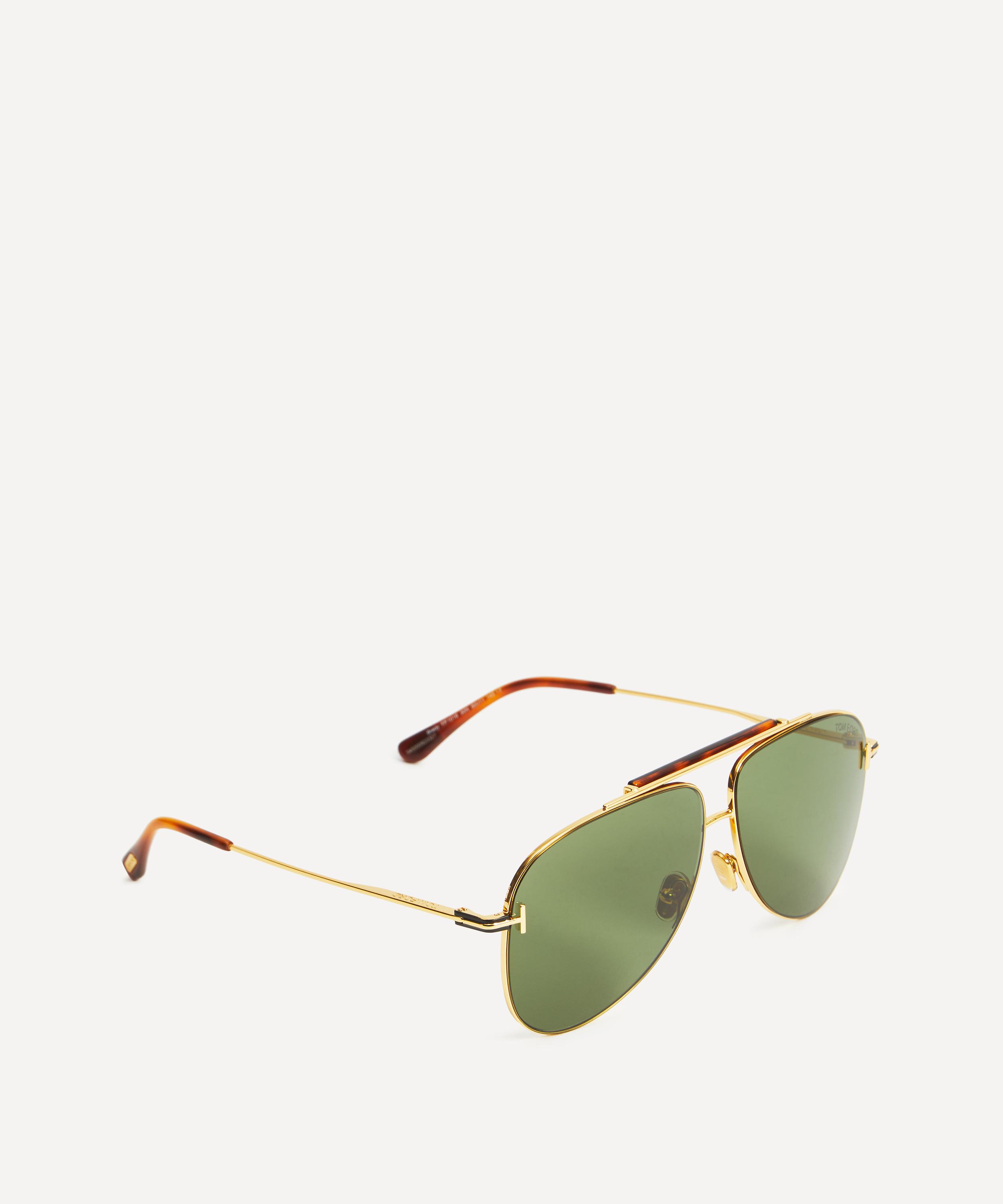 Tom Ford - Brady Metal Aviator Sunglasses image number 1