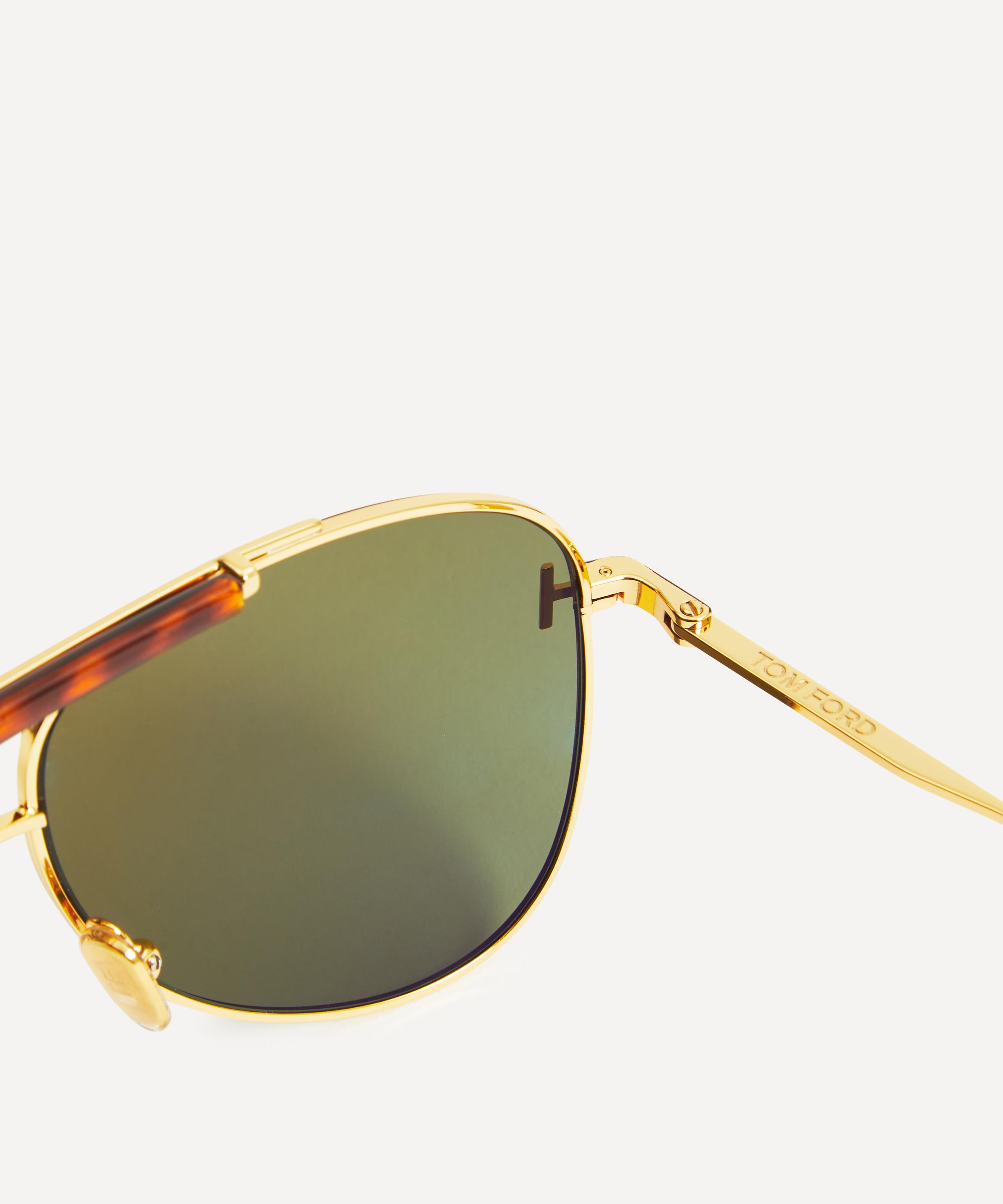 Tom Ford - Brady Metal Aviator Sunglasses image number 2