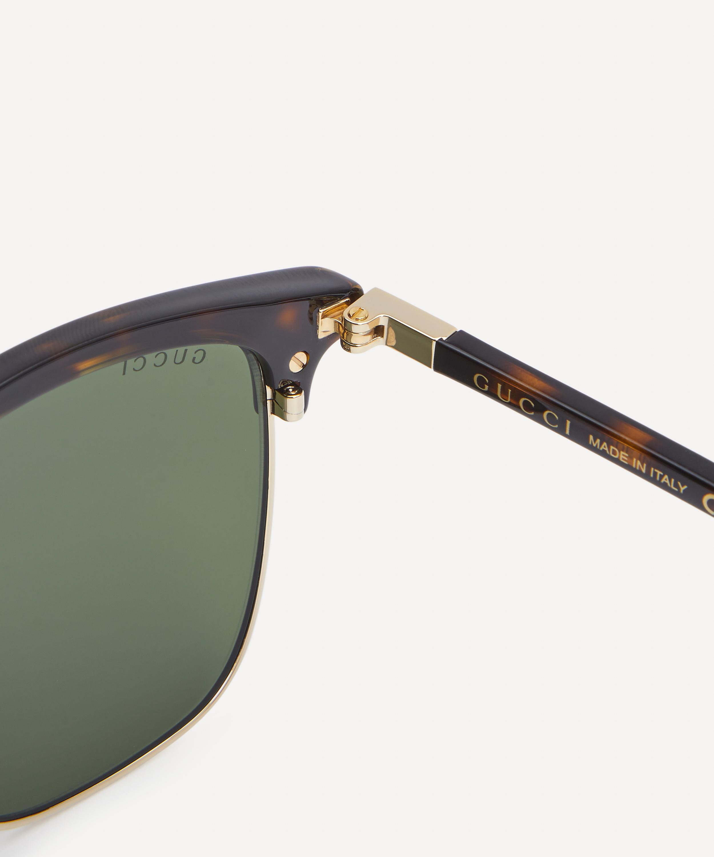 Clubmaster Acetate and Gold-Tone Sunglasses