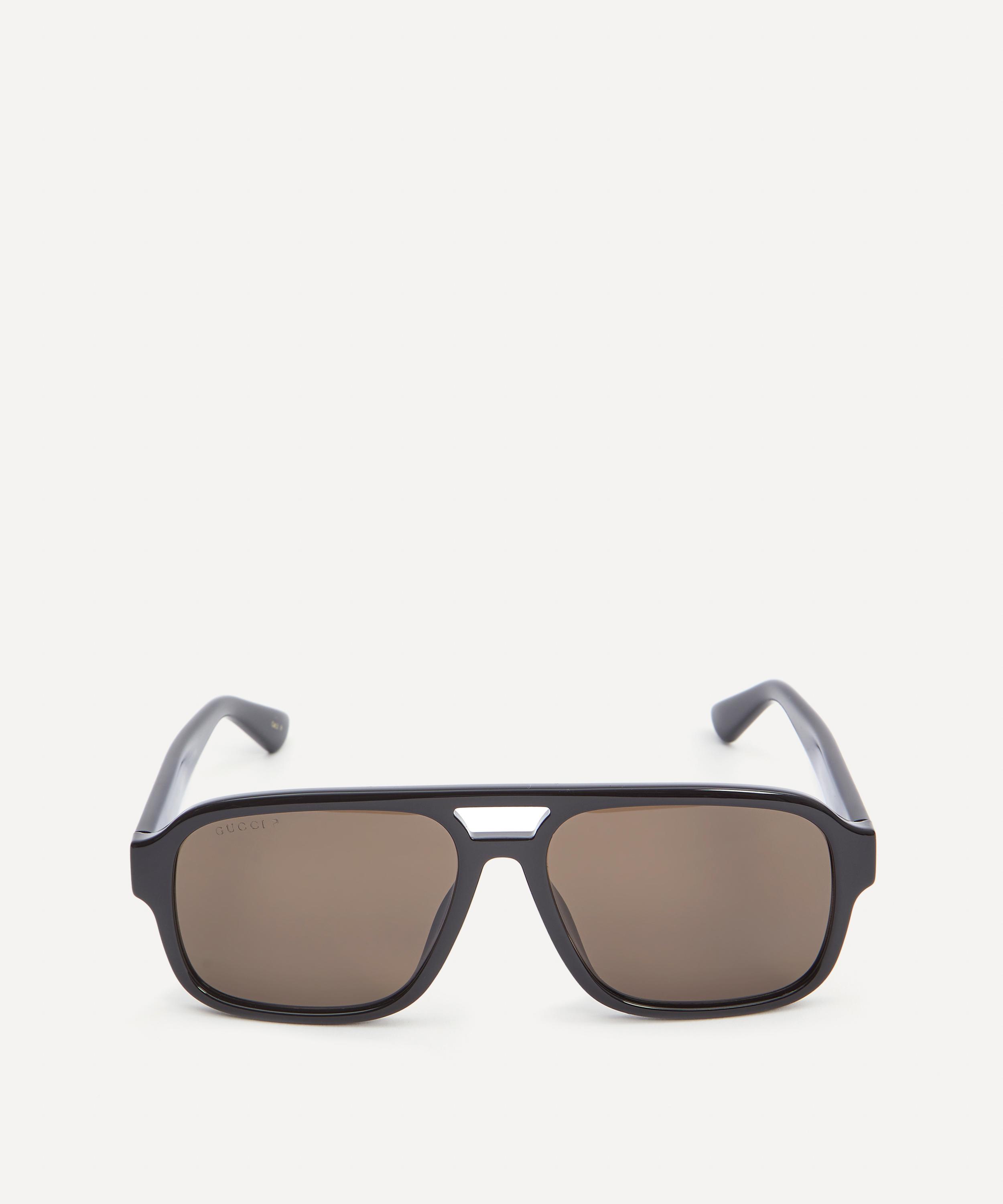 Gucci - Aviator Acetate Sunglasses image number 0