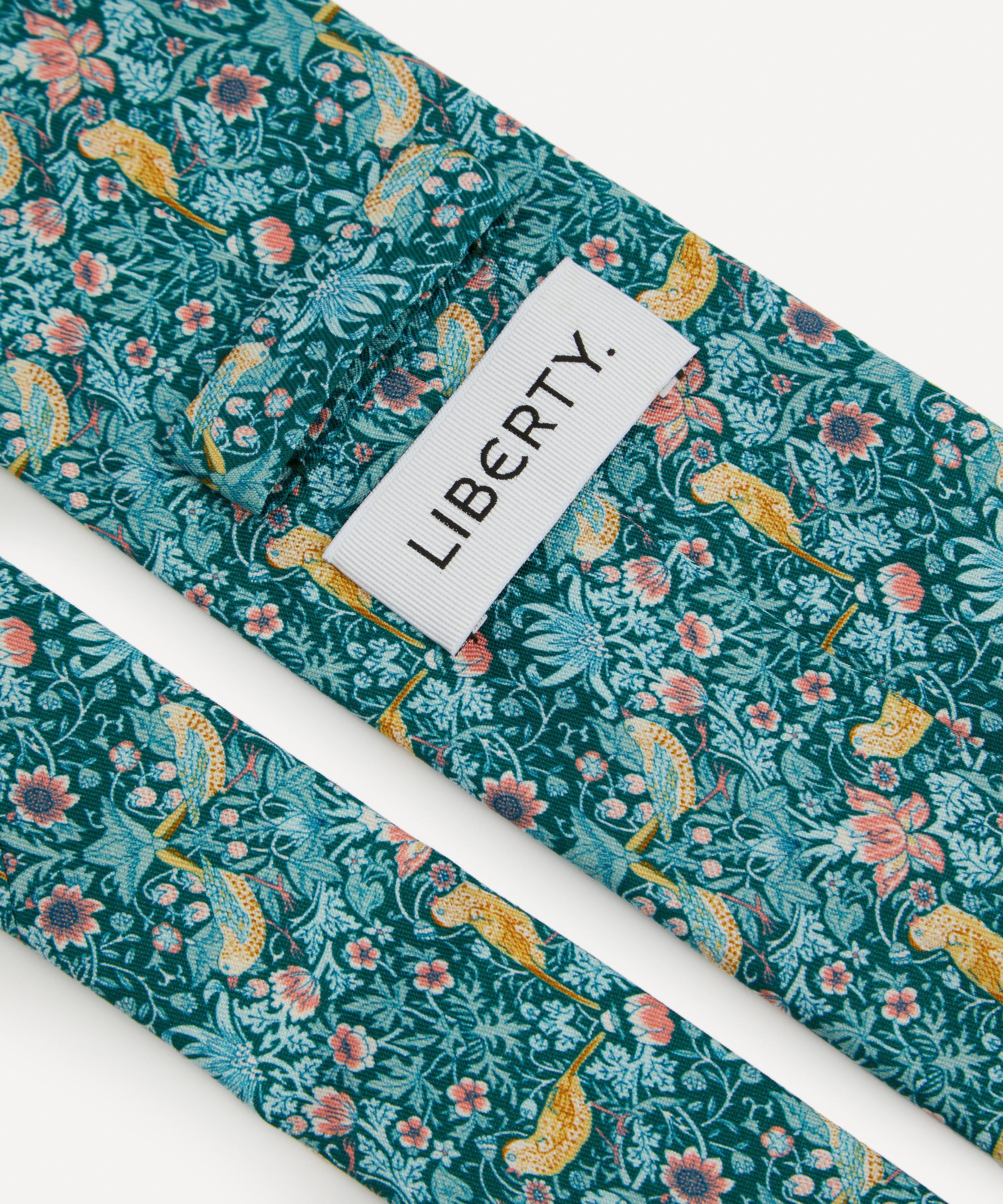 Liberty - Strawberry Thief Printed Silk Tie image number 2
