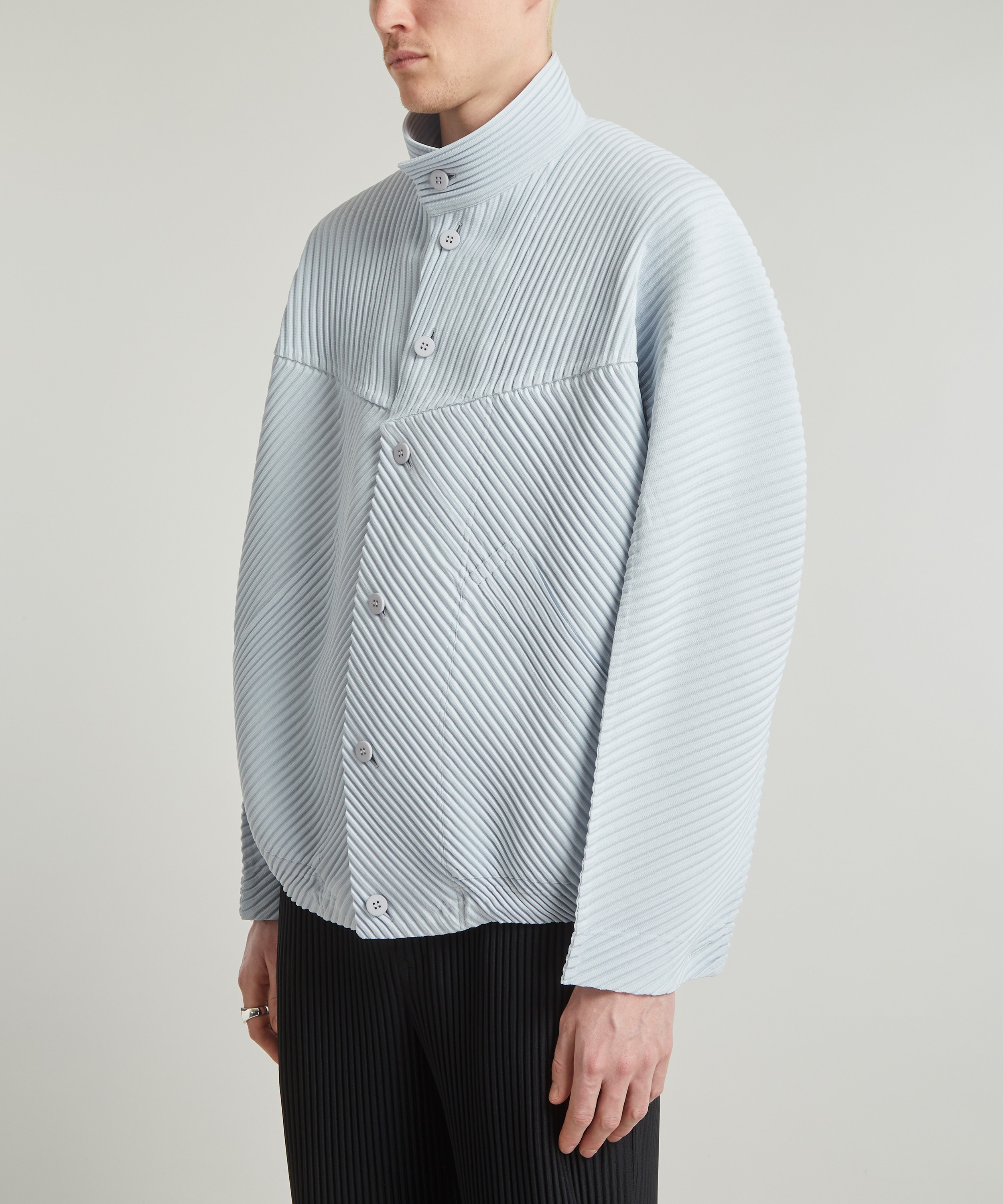 HOMME PLISSÉ ISSEY MIYAKE MC March Water Grey Jacket | Liberty