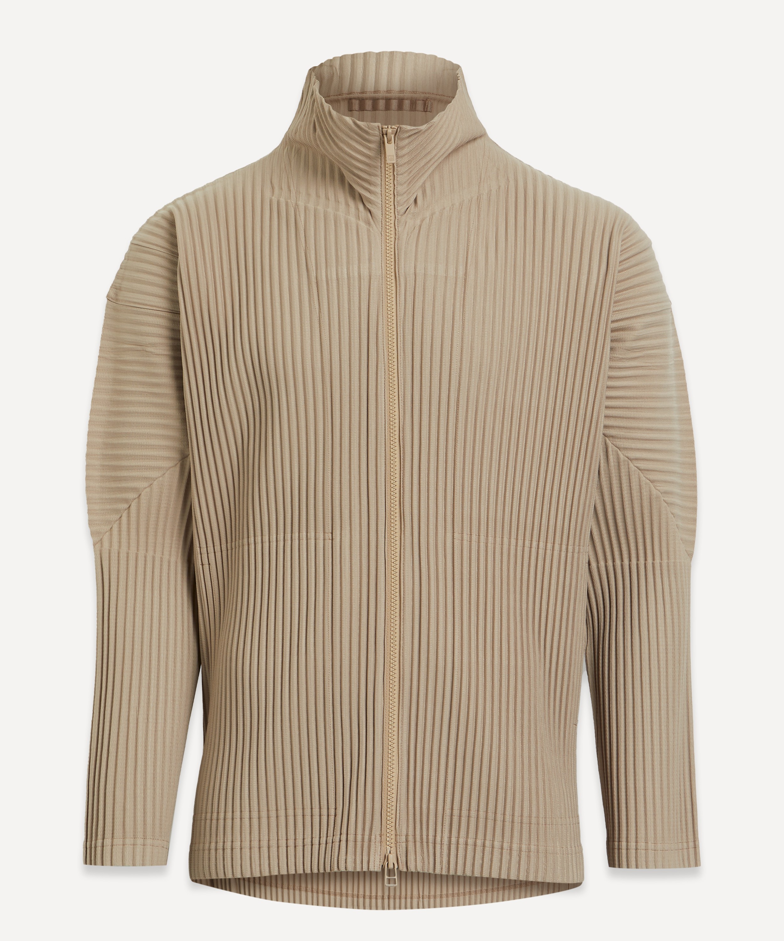 HOMME PLISSÉ ISSEY MIYAKE COLOUR PLEATS Pleated Zip-Front Jacket