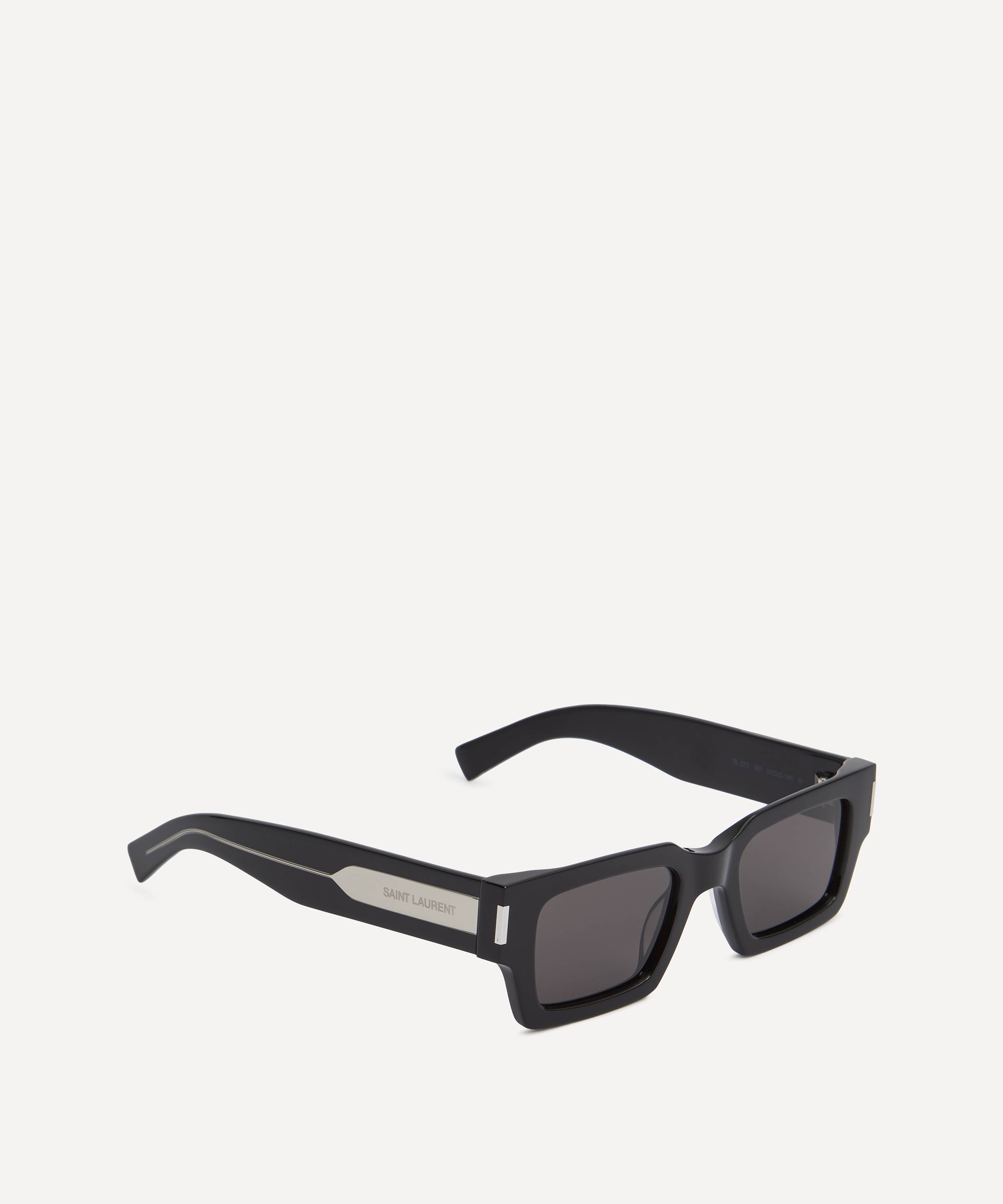 Saint Laurent Men's Naked Wirecore Rectangular Sunglasses