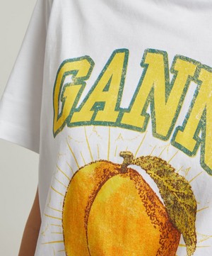 Ganni - Relaxed Peach T-Shirt image number 4