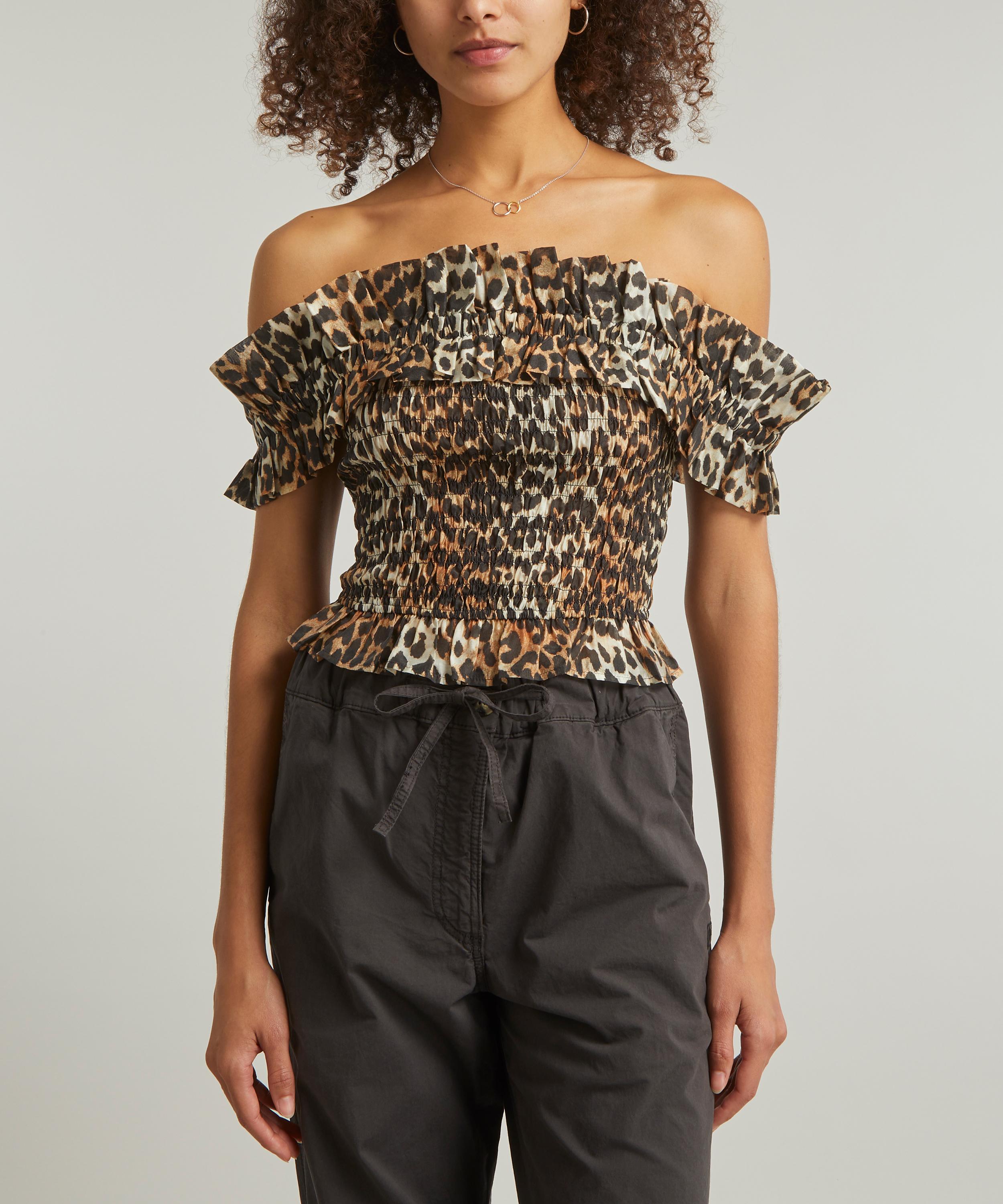 Ganni off clearance shoulder