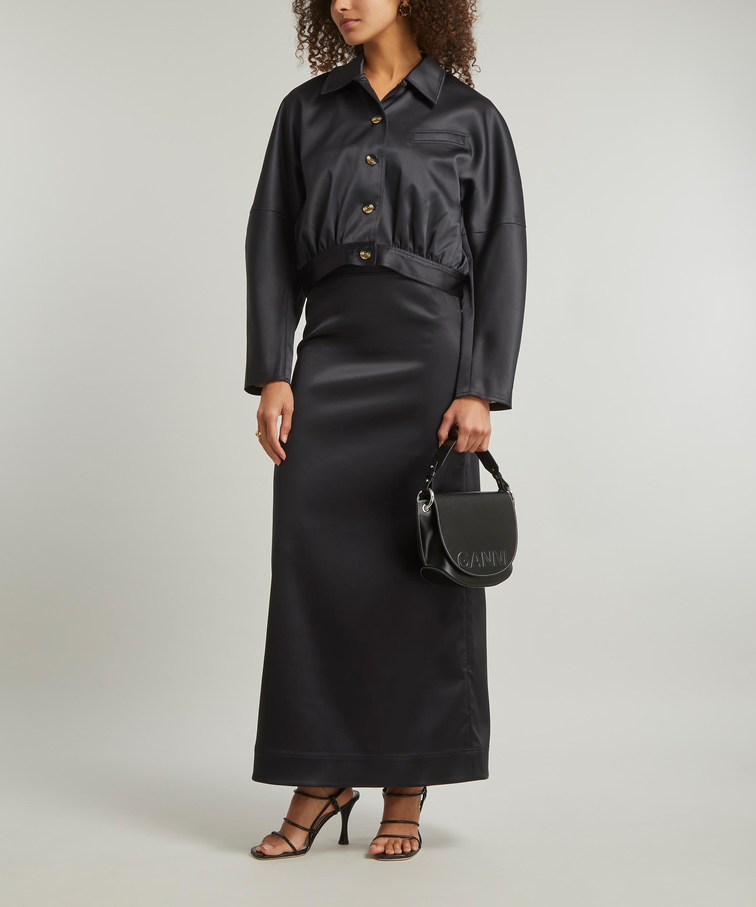 Ganni - Double Satin Short Jacket image number 1