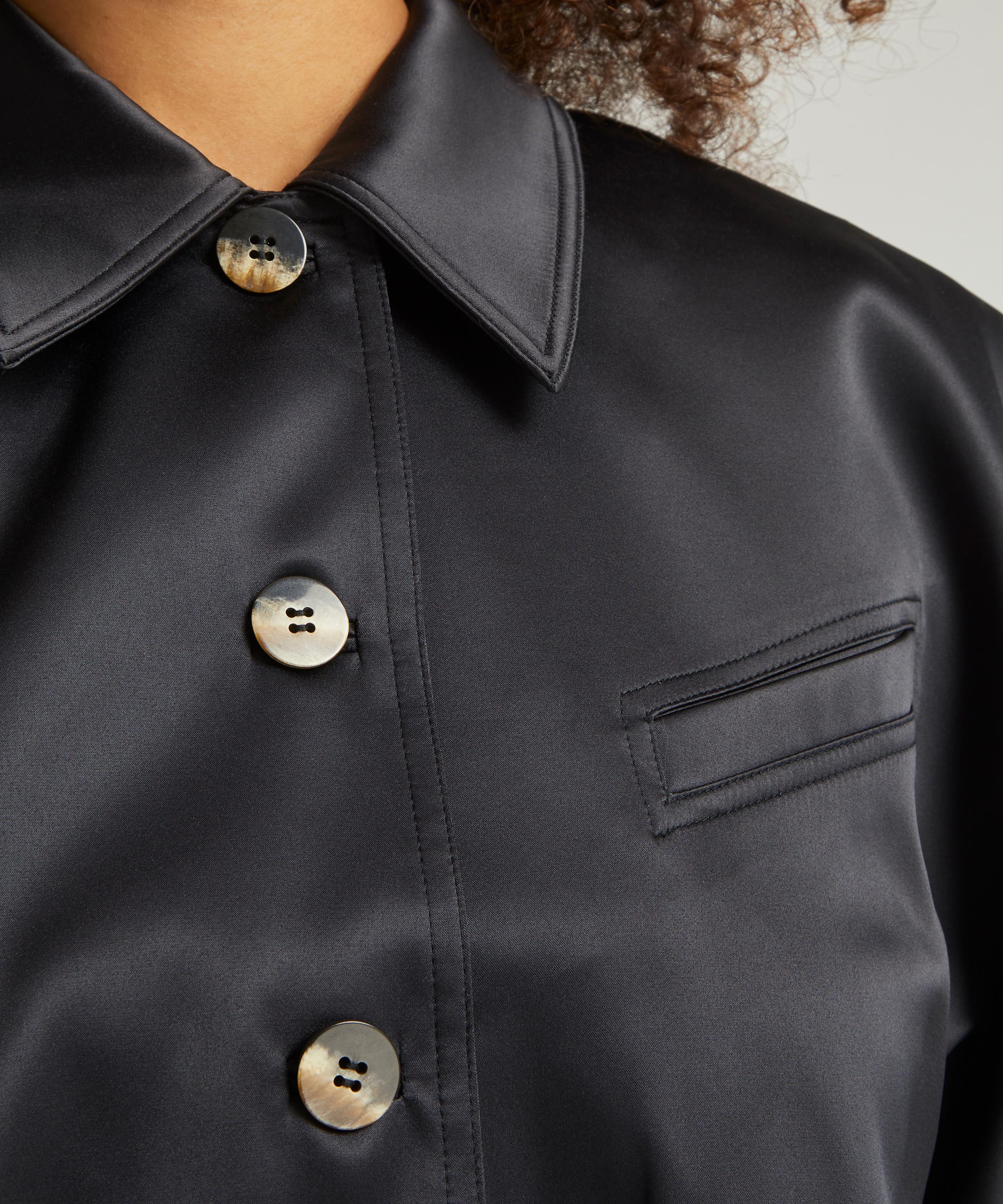 Ganni - Double Satin Short Jacket image number 4