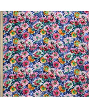 Ungaro - Flower with Paisley Background Silk Crepe Satin image number 1