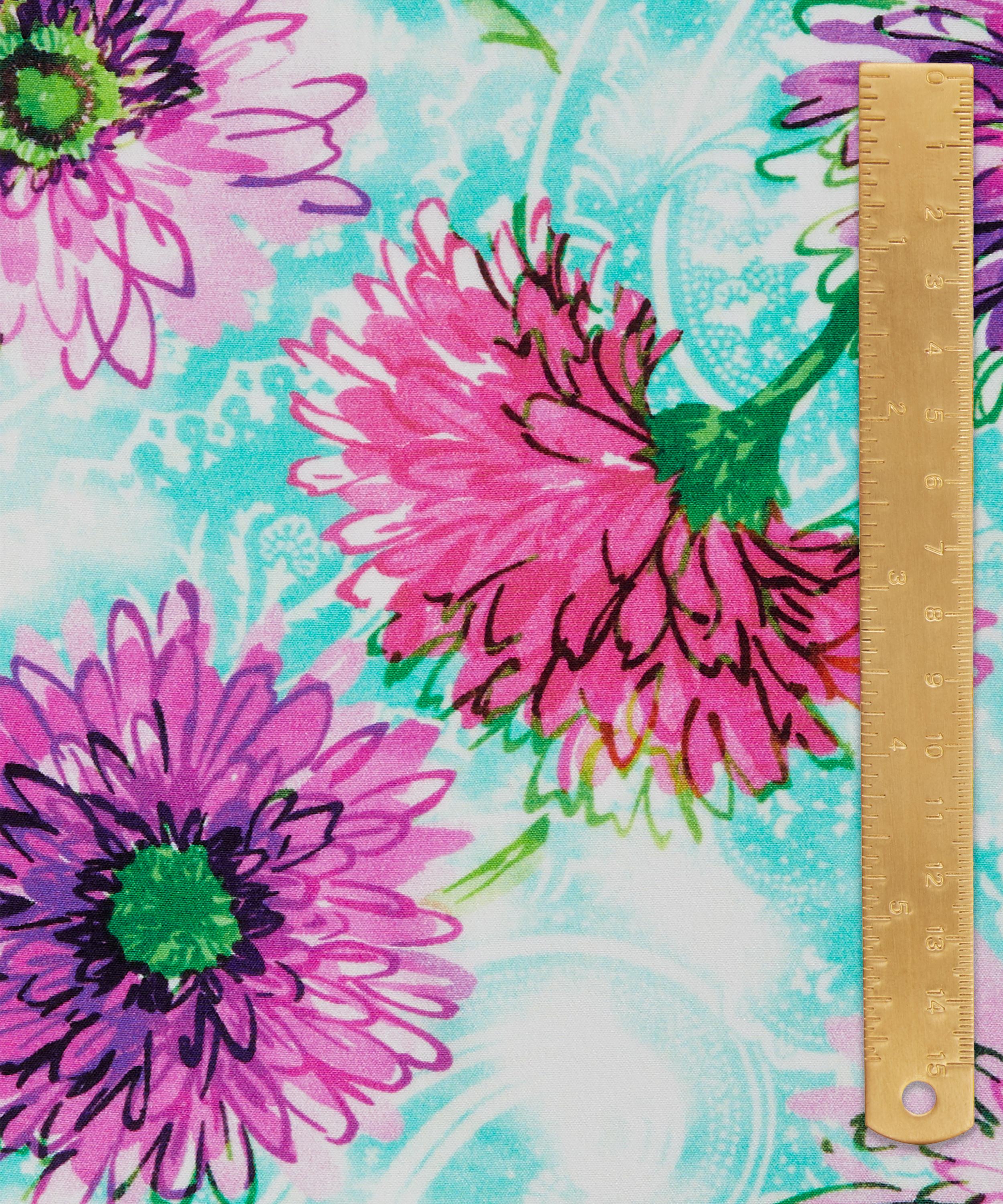 Ungaro - Flower with Paisley Background Silk Crepe Satin image number 4