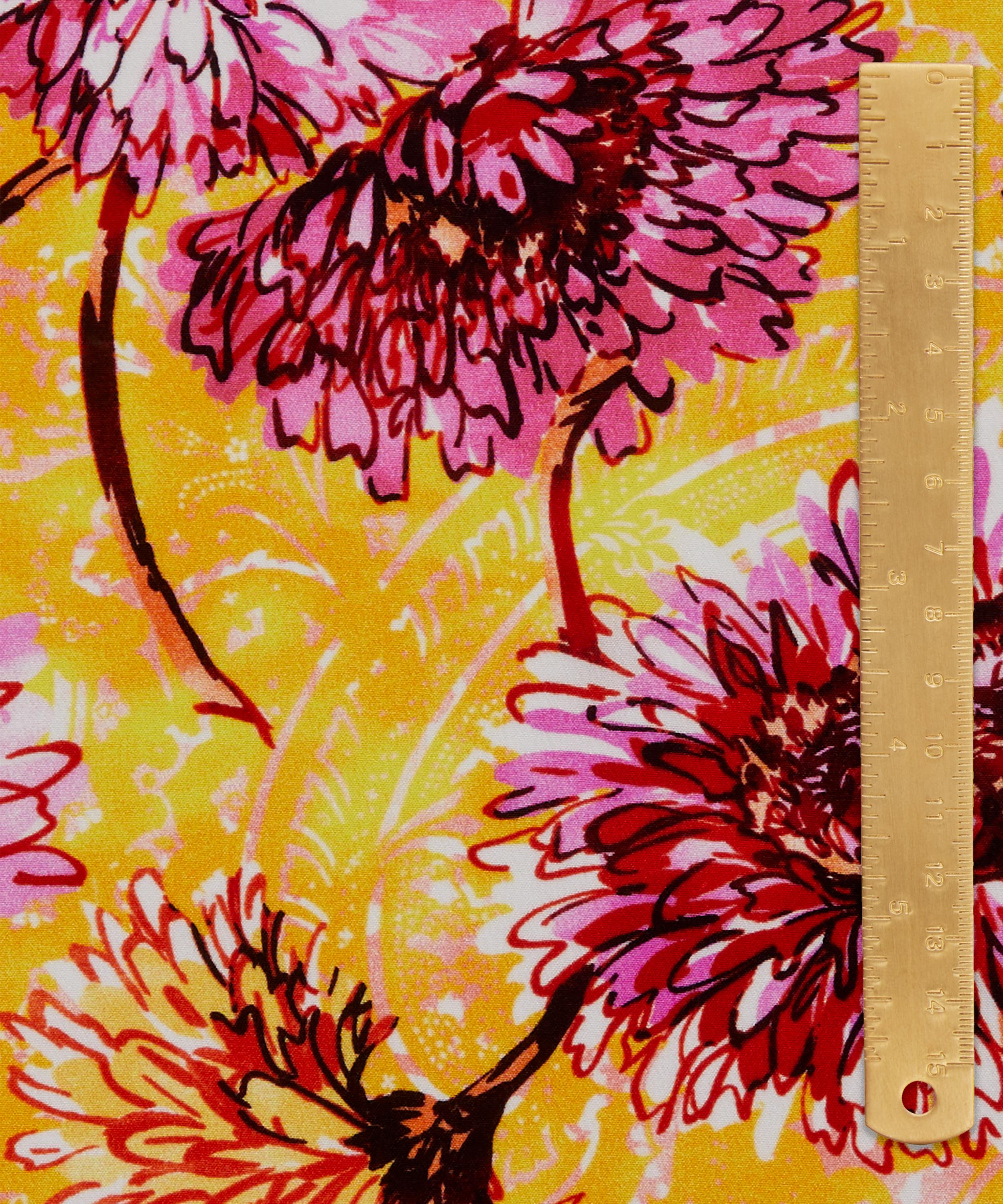 Ungaro - Flower with Paisley Background Silk Crepe Satin image number 4