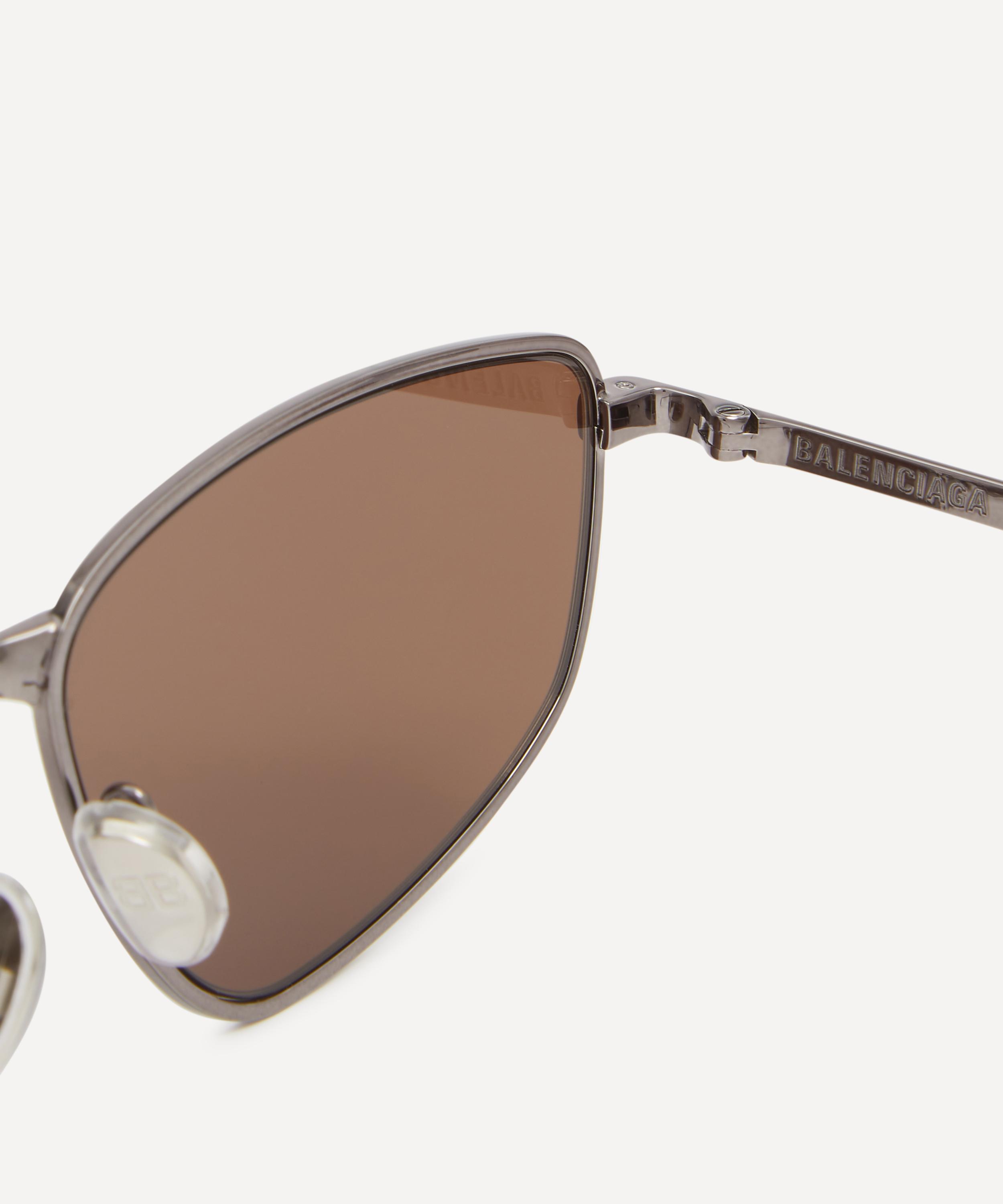 Balenciaga - Geometric Metal Sunglasses image number 2