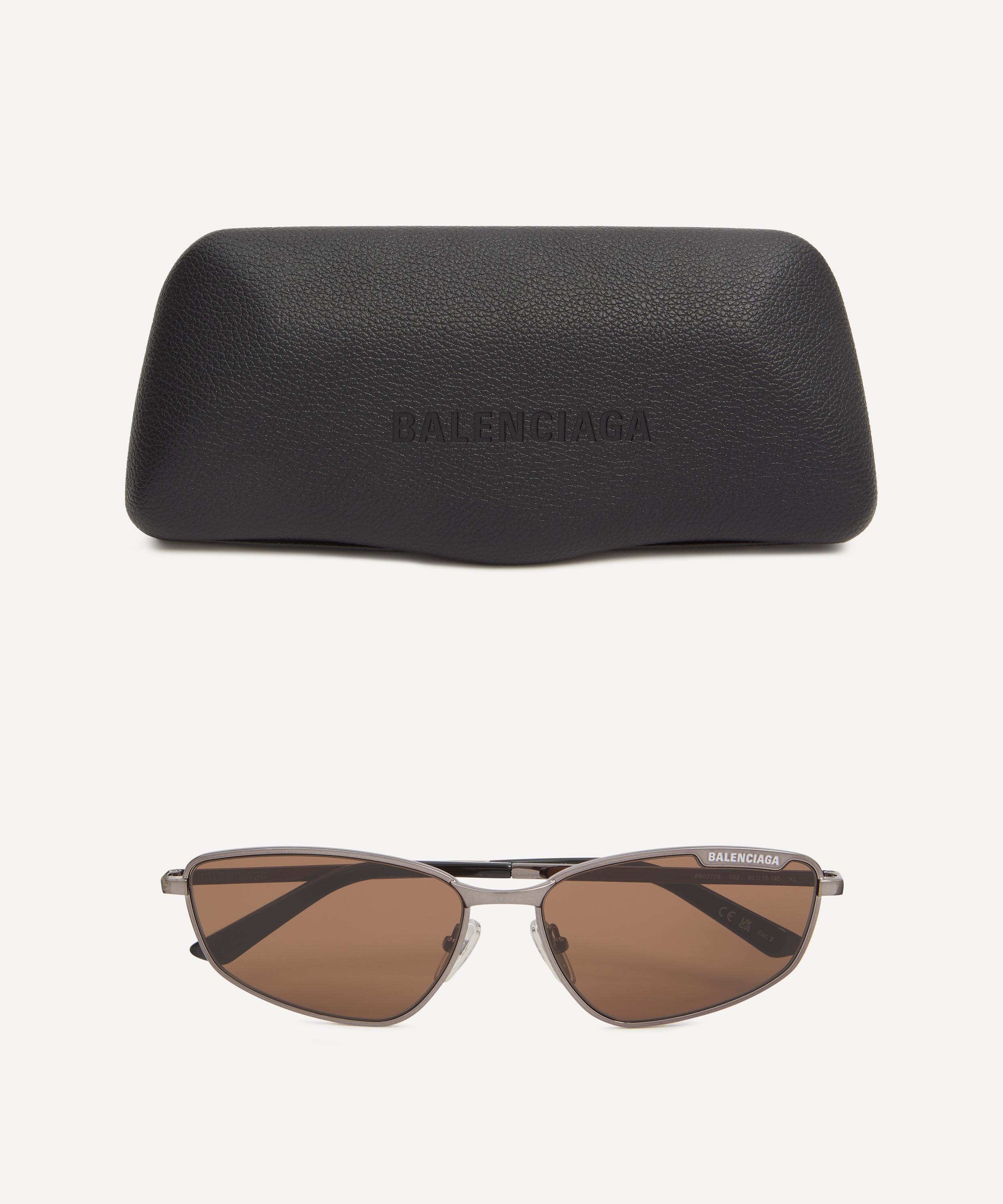 Balenciaga - Geometric Metal Sunglasses image number 3