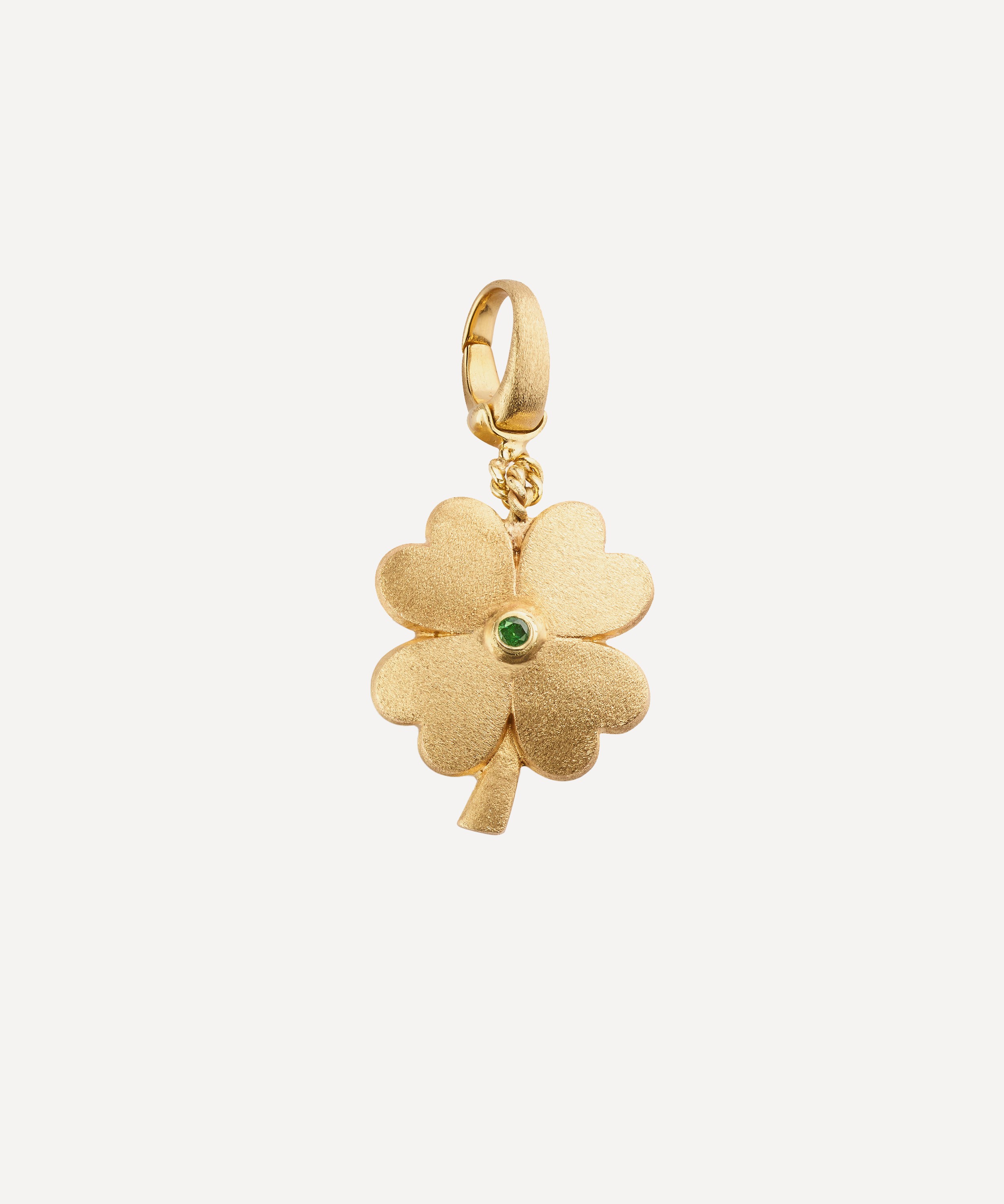 Marie Lichtenberg - 14ct Gold Small Clover Charm image number 0