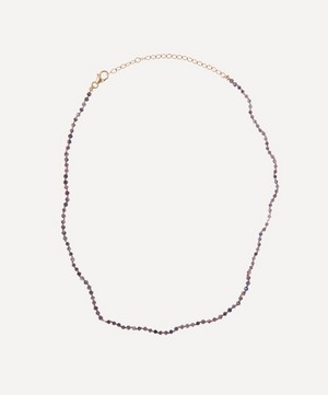 Andrea Fohrman - 14ct Gold Silverite Beaded Choker Necklace image number 0