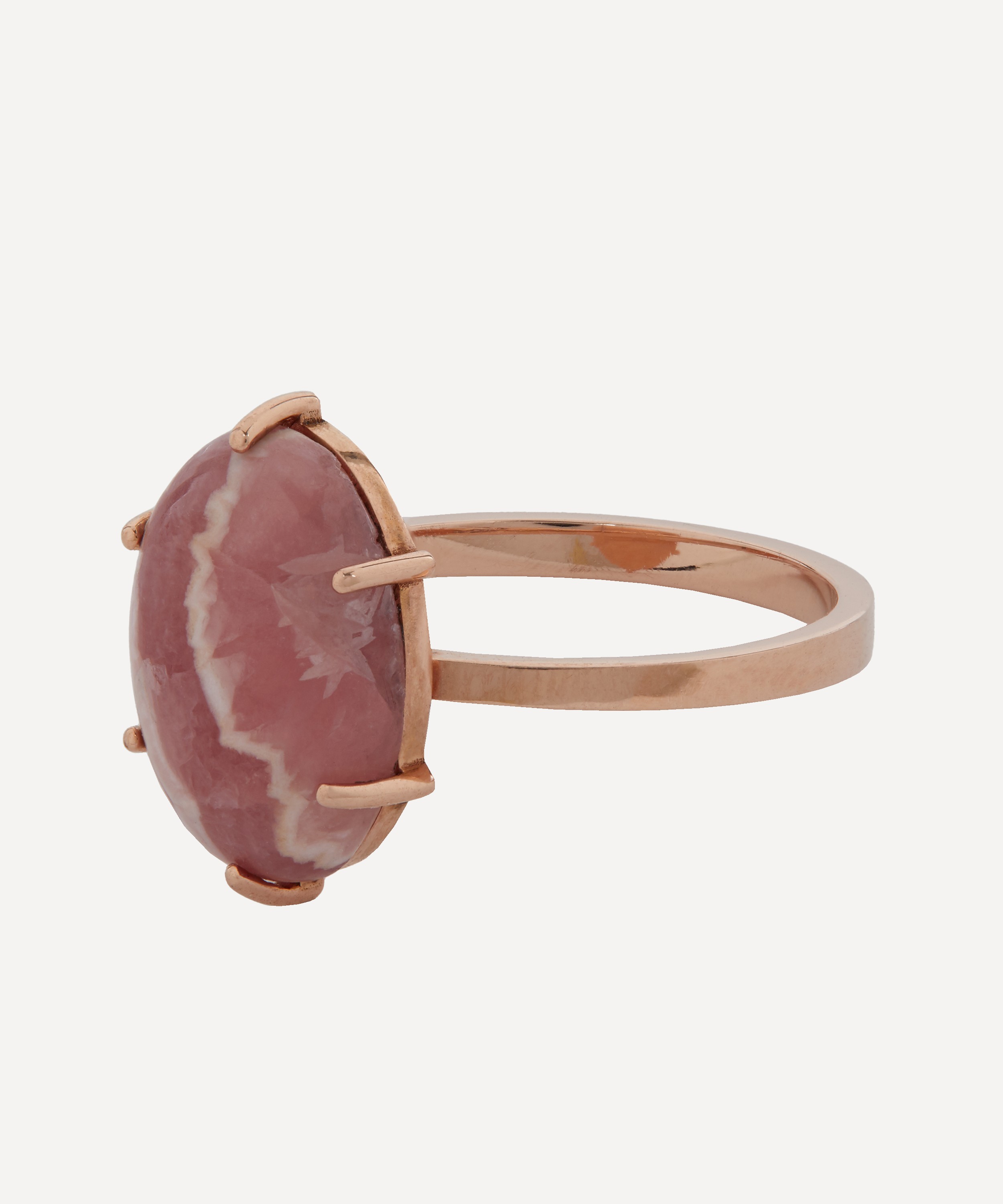 Andrea Fohrman - 14ct Rose Gold One Of A Kind Pink Rhodonite Ring image number 1