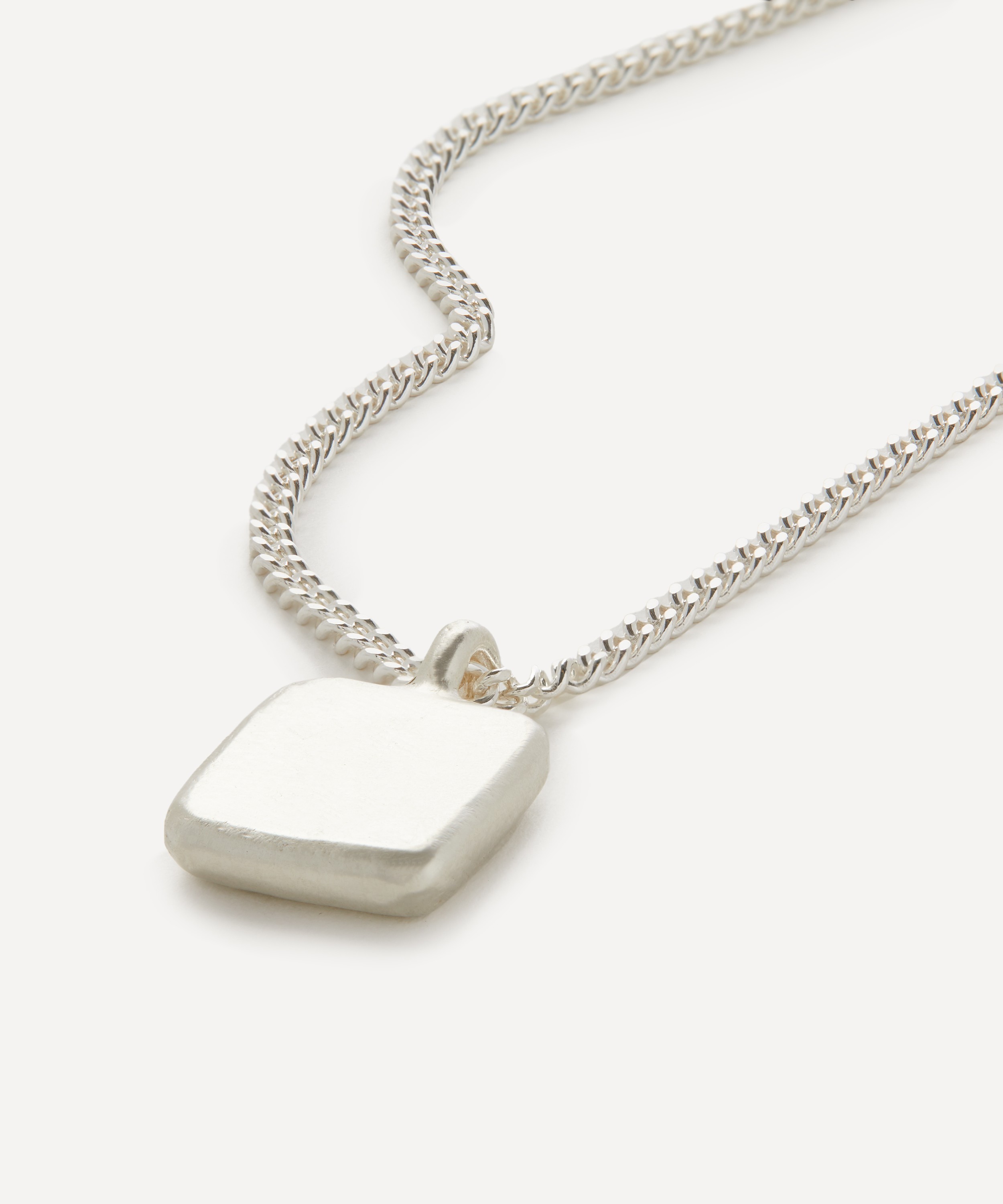 Seb Brown - Sterling Silver Tablet Pendant Necklace image number 0
