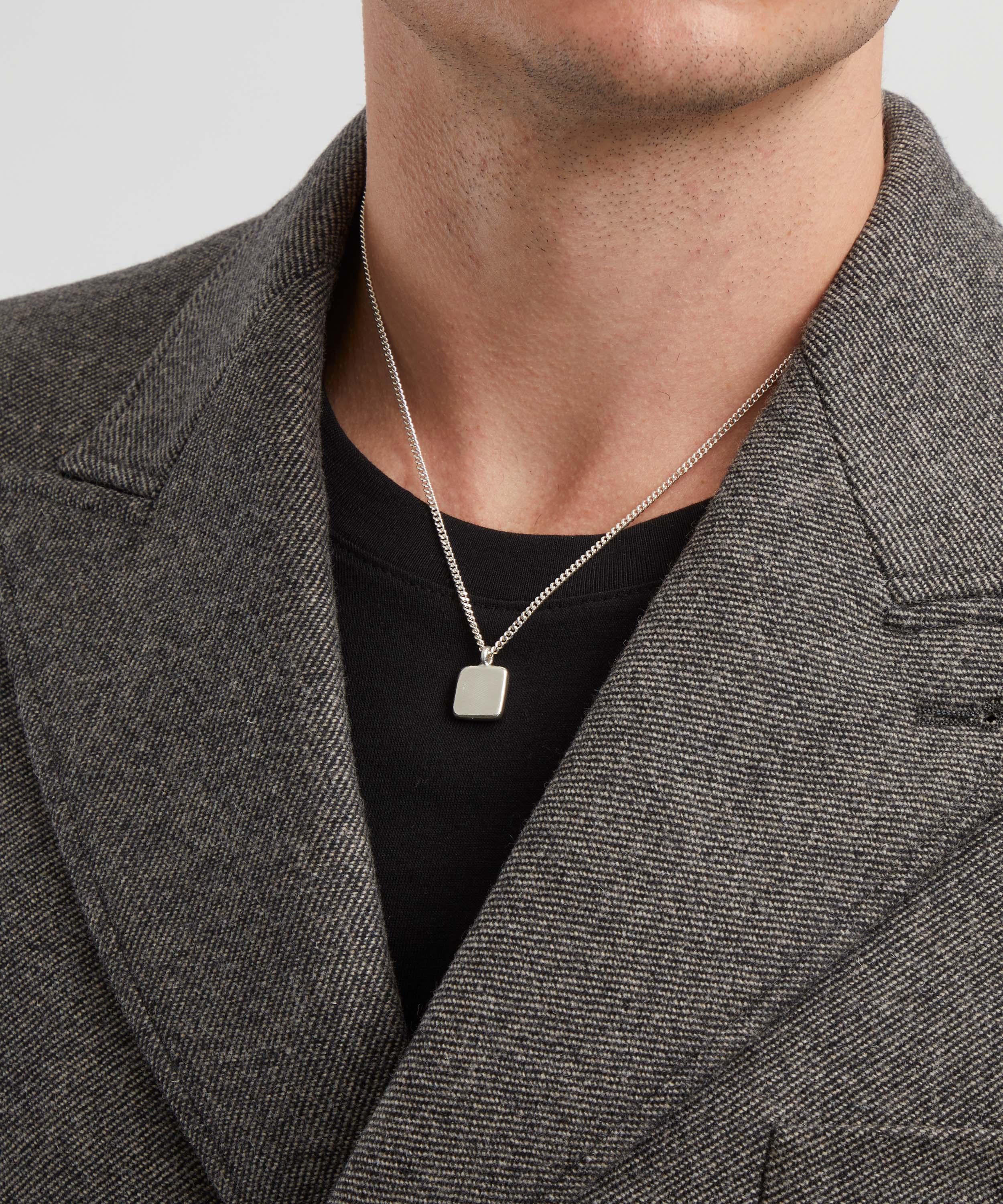 Seb Brown - Sterling Silver Tablet Pendant Necklace image number 1