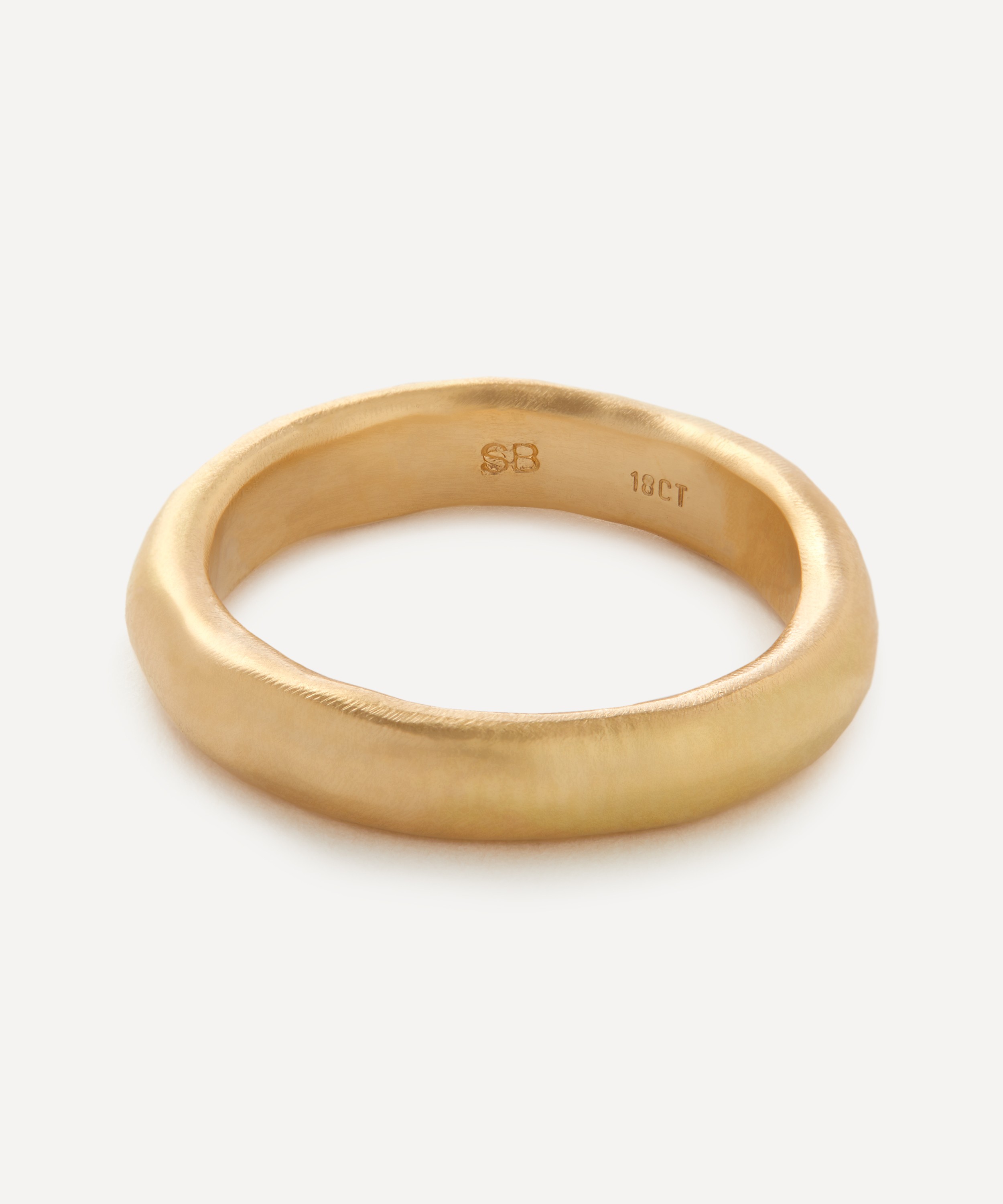 Seb Brown - 18ct Gold Cigar Band Ring
