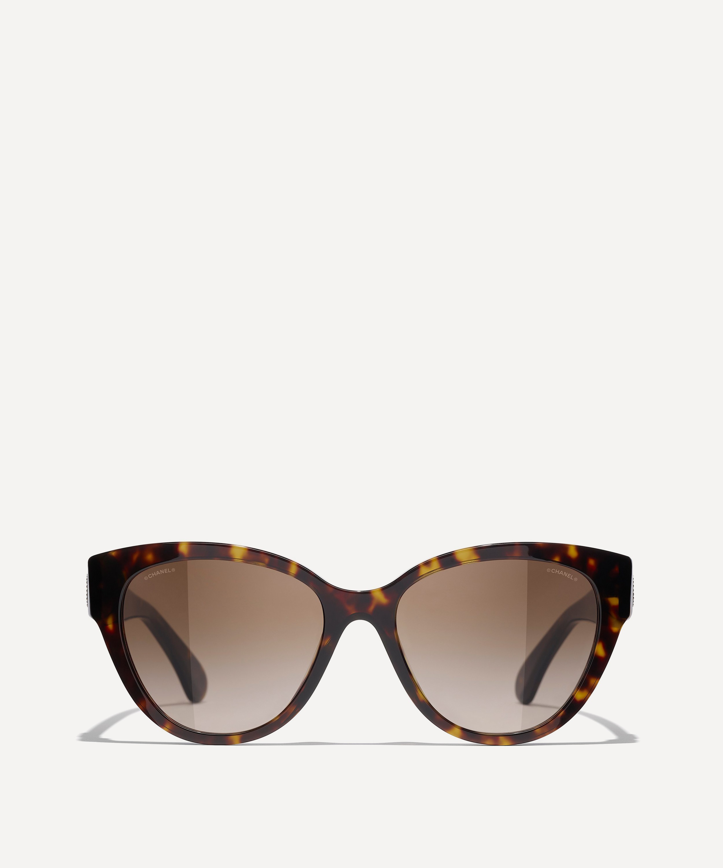 CHANEL Butterfly Sunglasses CH5397 Brown/Brown Gradient at John Lewis &  Partners