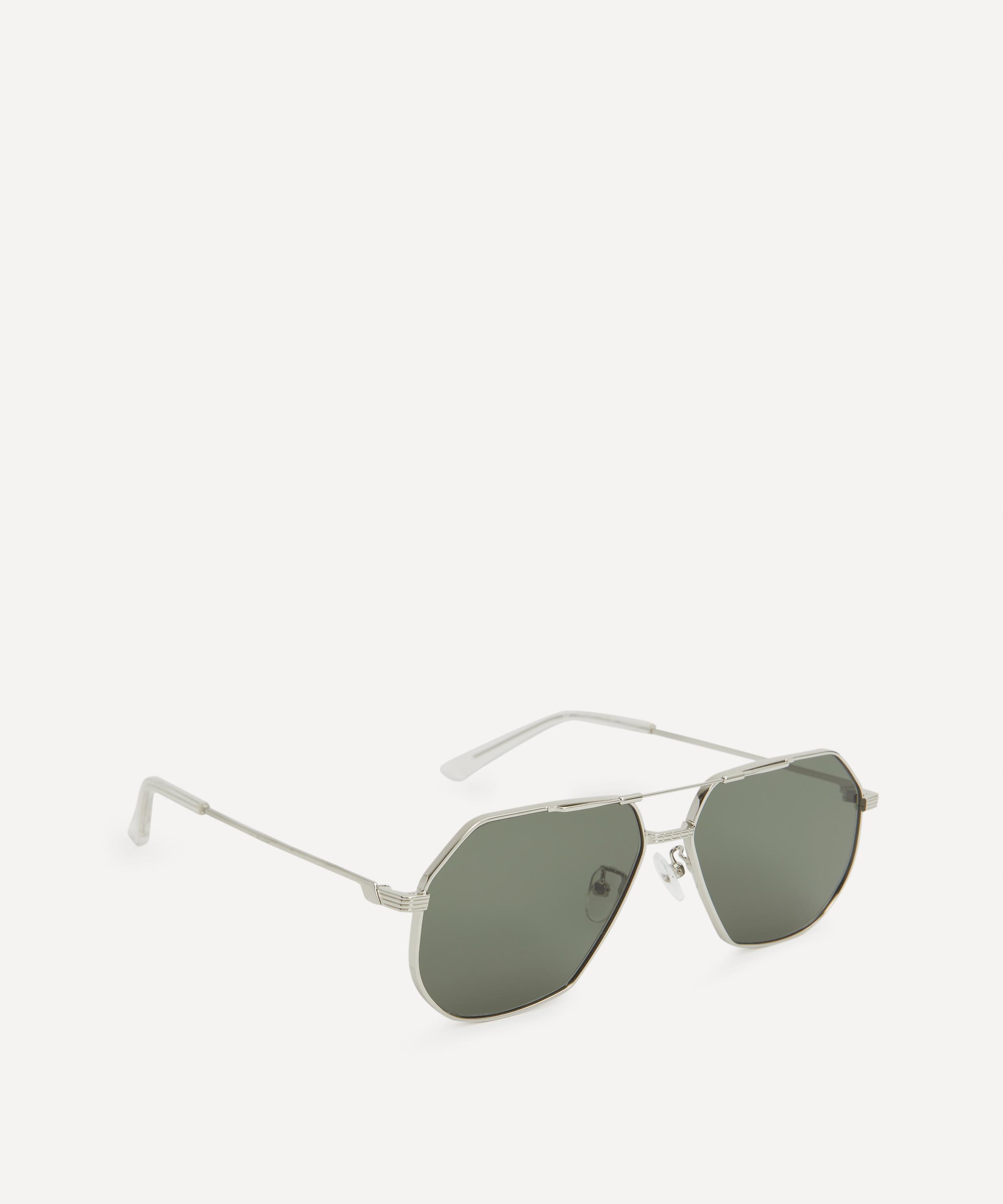 KAMO - Race Metal Aviator Sunglasses image number 1