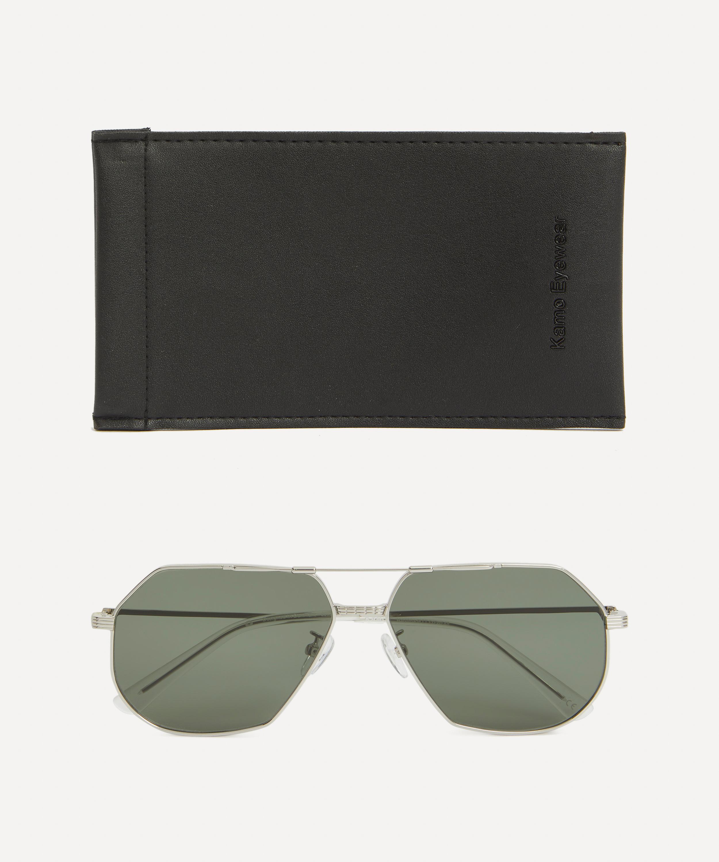 KAMO - Race Metal Aviator Sunglasses image number 3