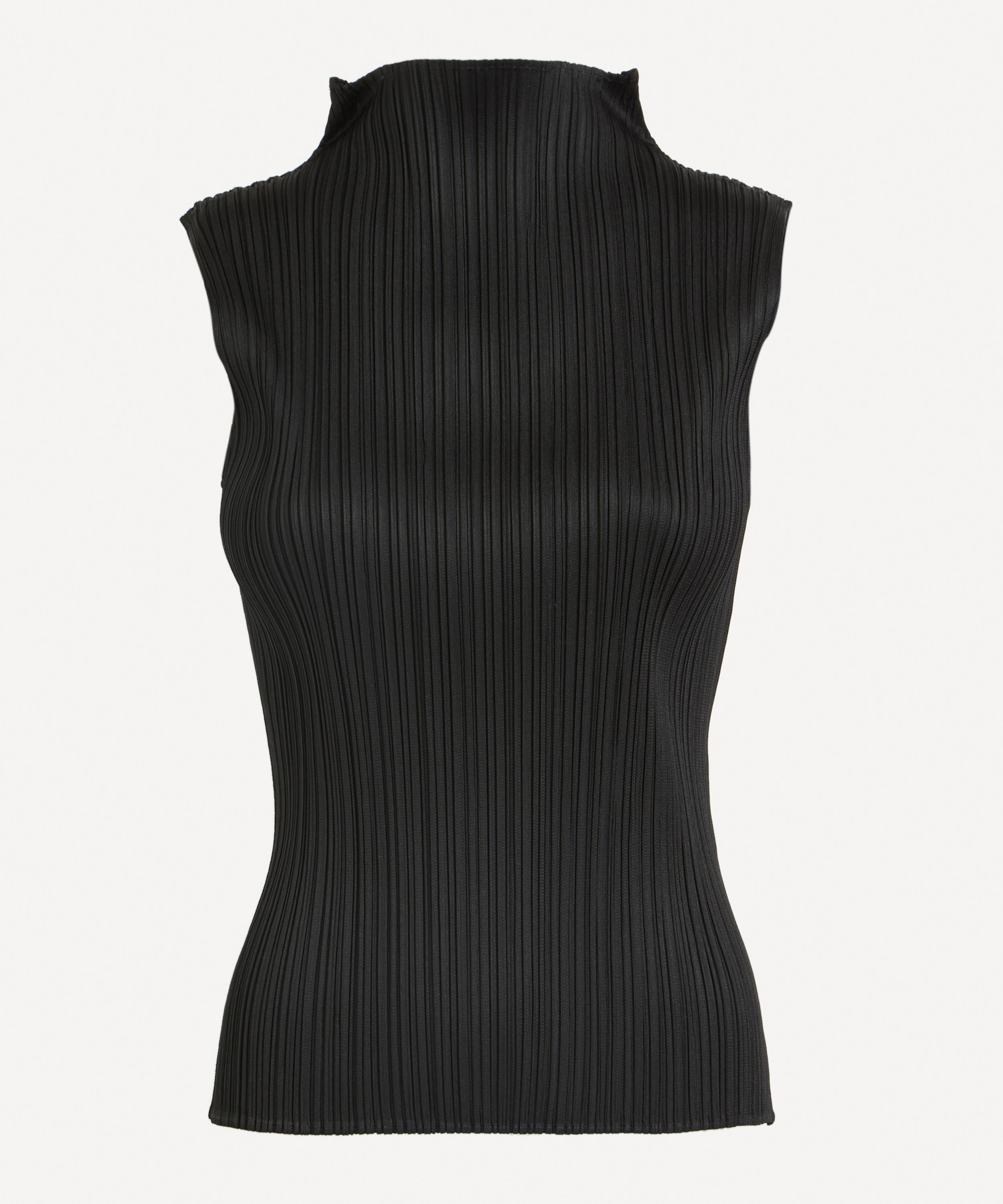 Pleats Please Issey Miyake Basics Mock-Neck Pleated Top | Liberty