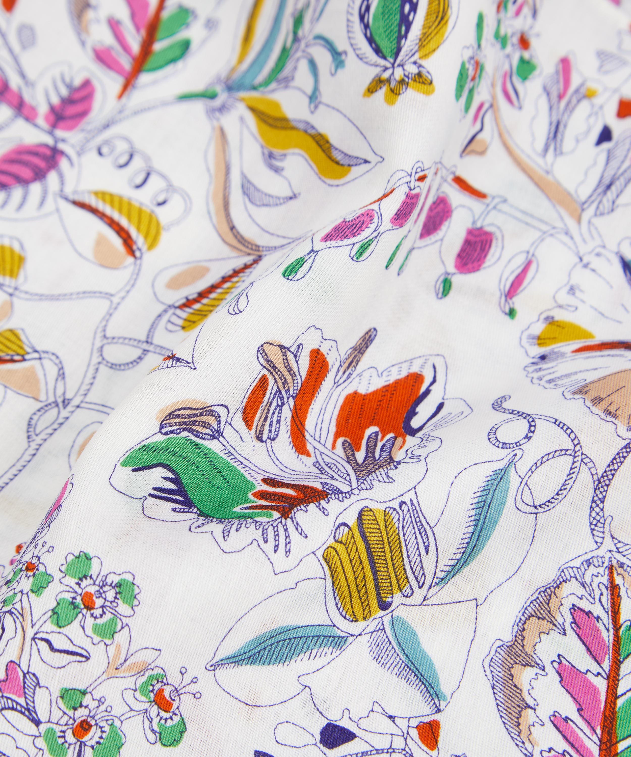 Liberty - Kew Road Medium White Cotton Handkerchief image number 2