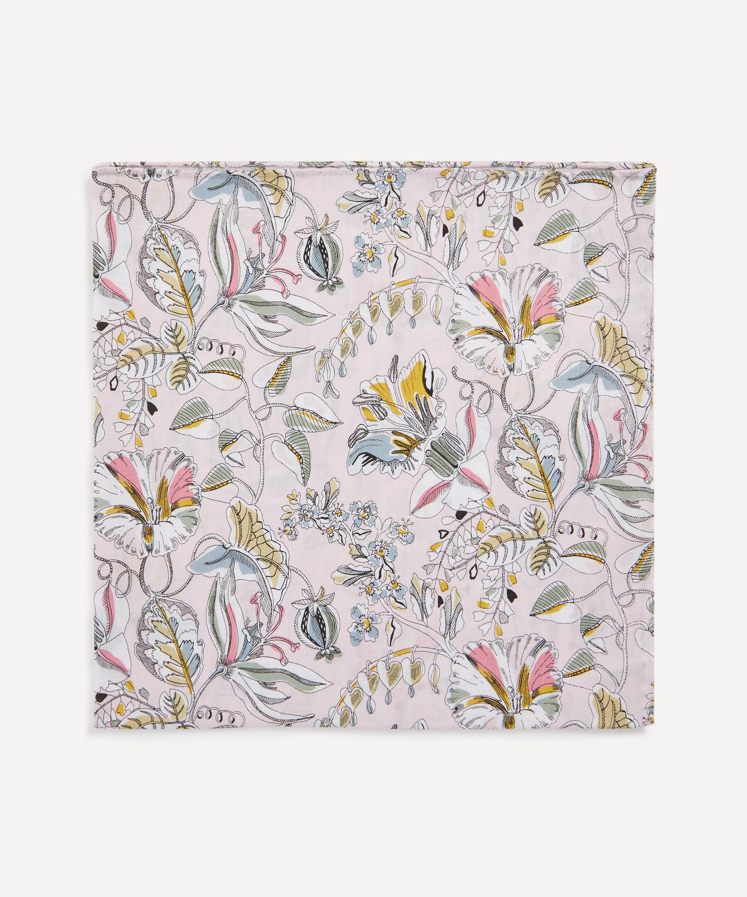 Liberty - Kew Road Medium Light Pink Cotton Handkerchief image number 0