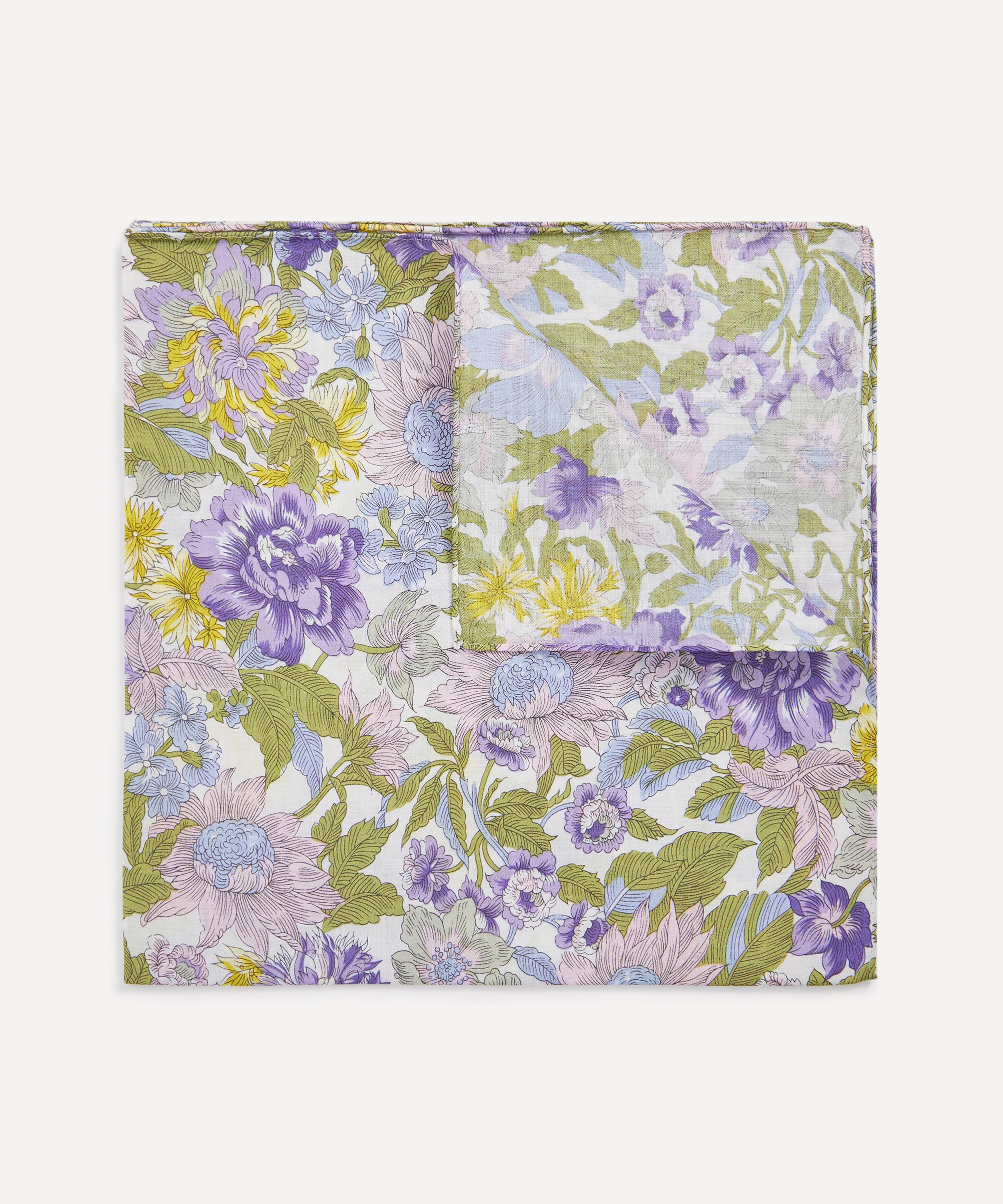 Liberty - Constantine Medium Purple Cotton Handkerchief image number 1
